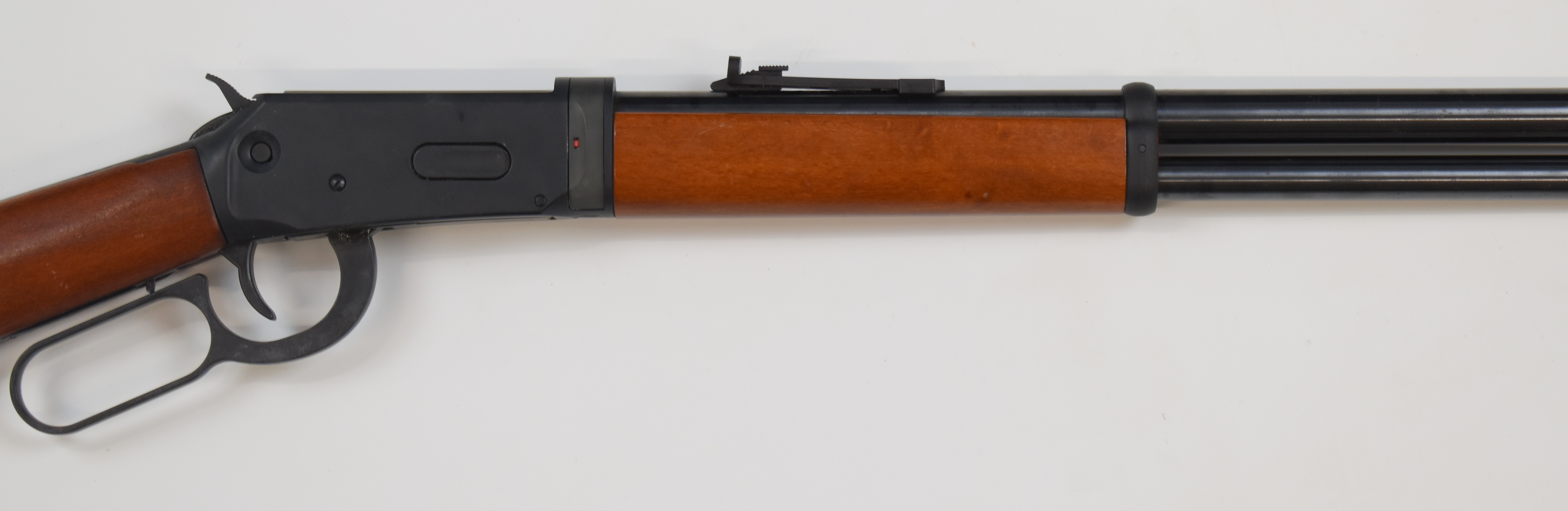 Walther Winchester style lever-action .177 CO2 carbine air rifle with two 8 shot magazines, - Image 4 of 11