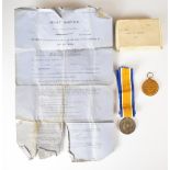 British Army WW1 medal pair comprising War and Victory Medal named to 1631 Gnr W Gibson, Royal