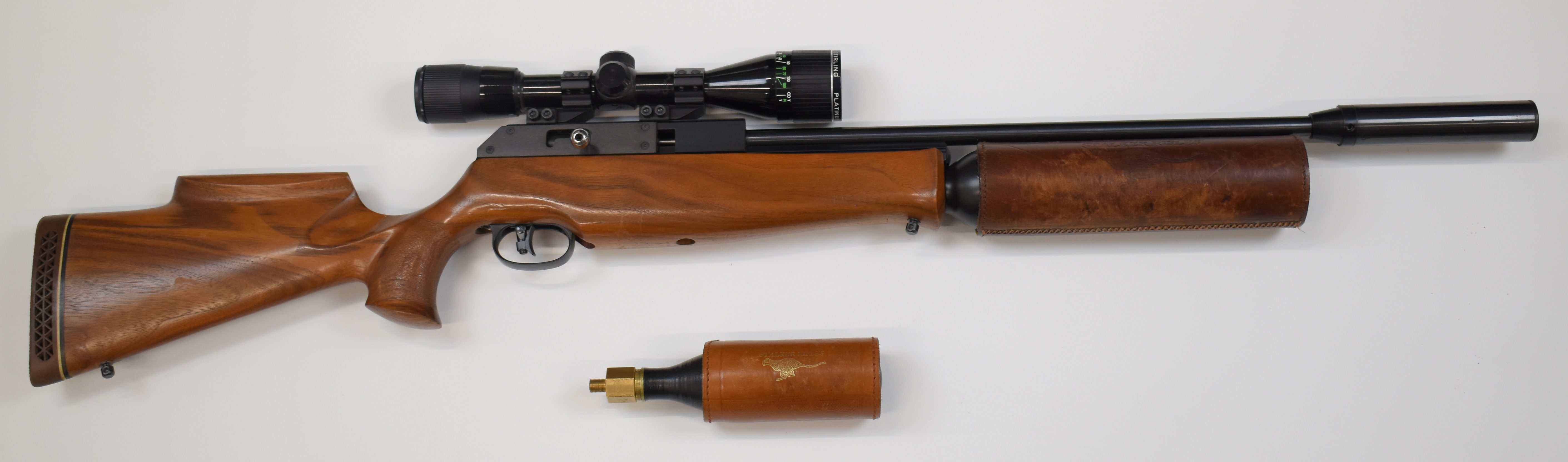 Stalker Rifles Tiger Ten BSA Super Ten style .22 FAC PCP air rifle with textured semi-pistol grip, - Image 2 of 9