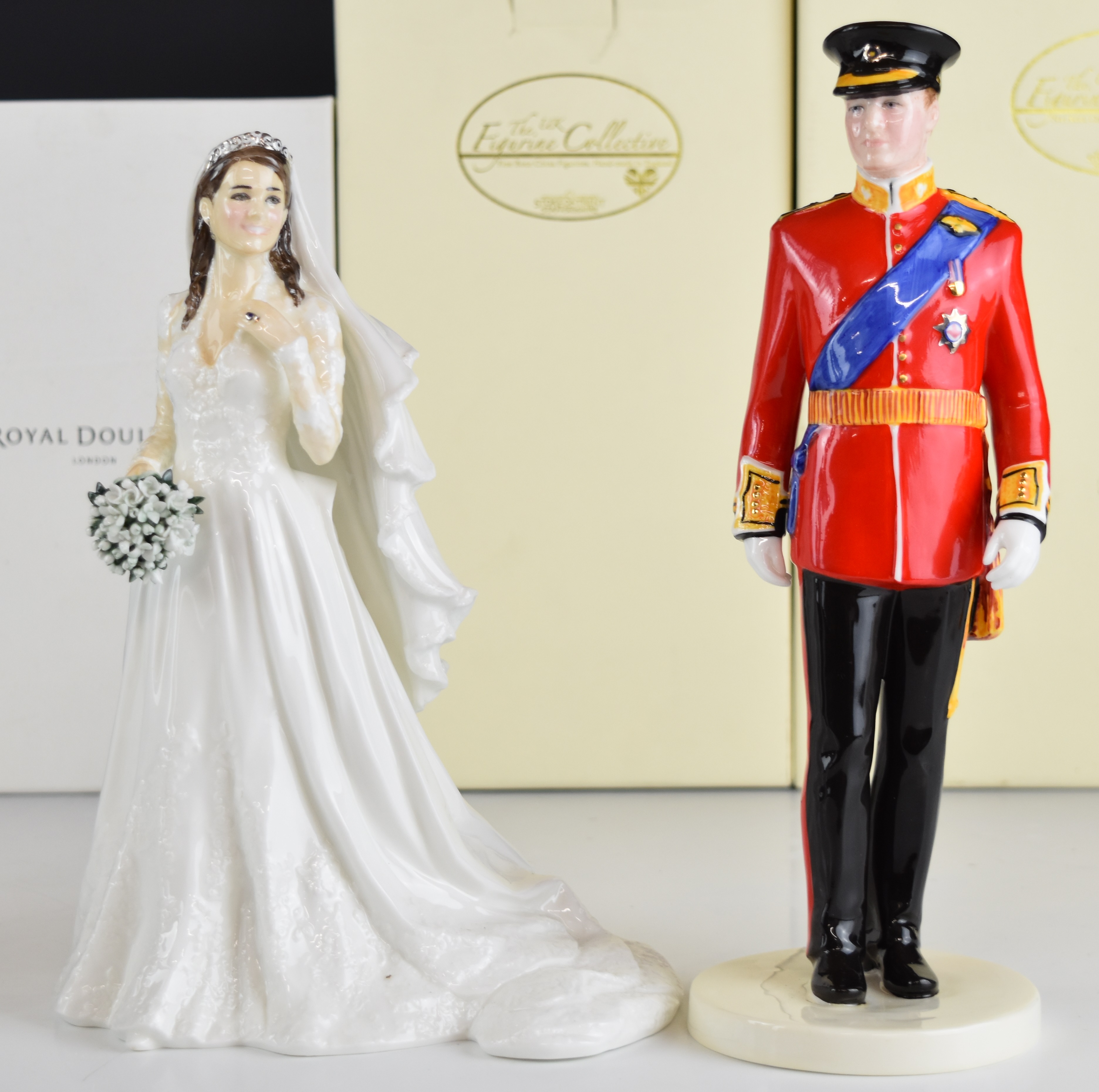 Royal Doulton, Royal Worcester, John Bromley and Coalport figurines of English Royalty including - Image 17 of 18