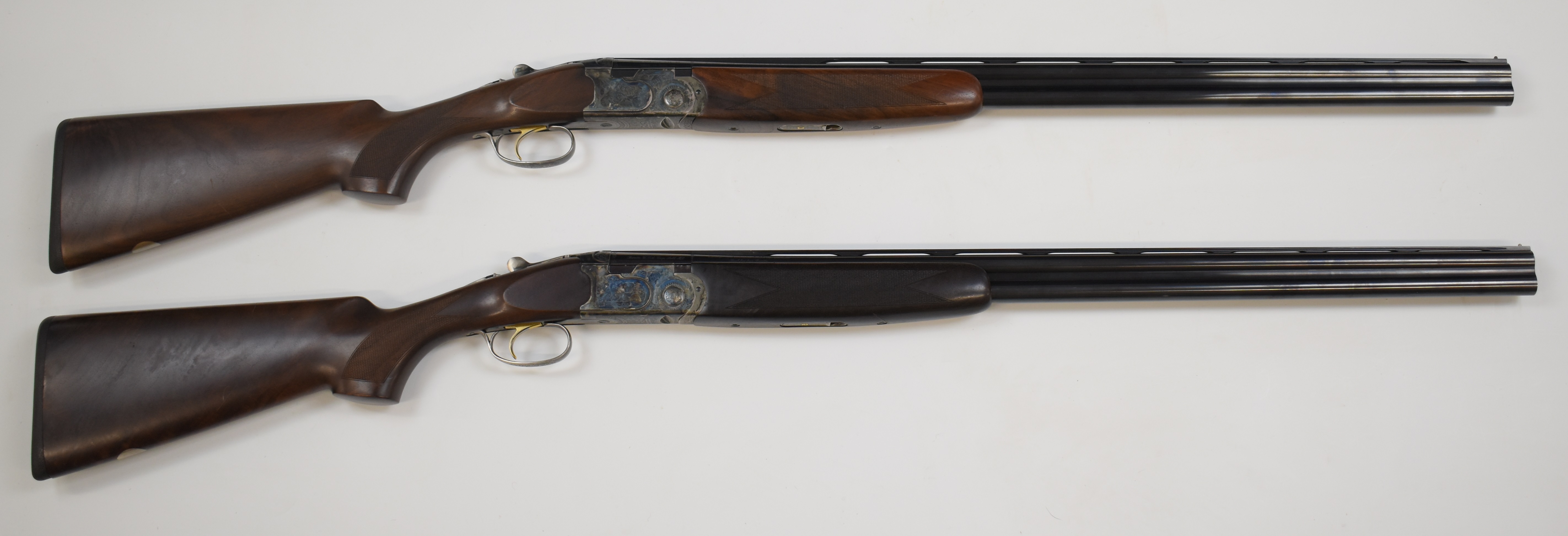 A pair of Beretta Silver Pigeon C 20 bore over and under ejector shotguns each with named and - Image 2 of 24