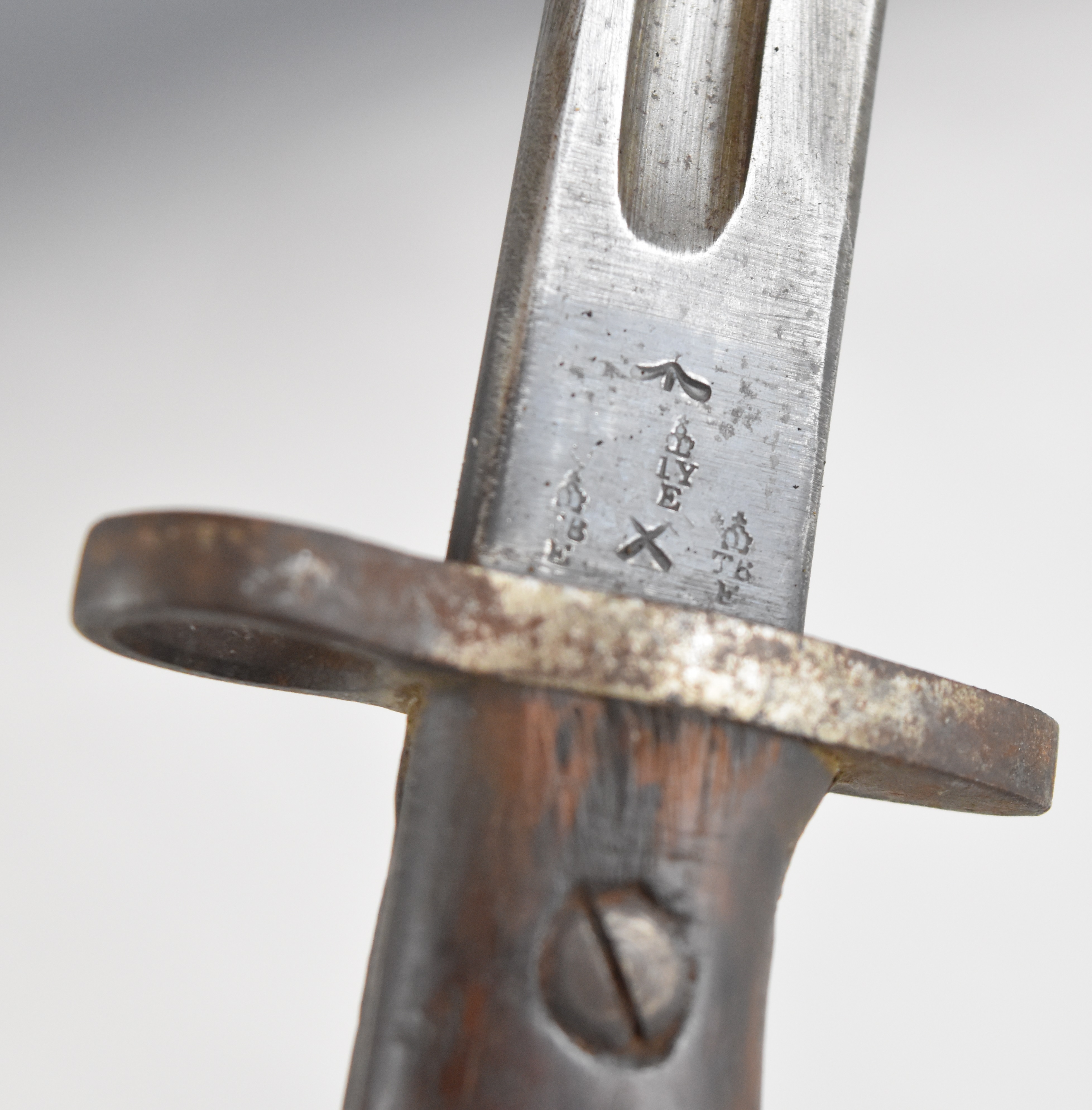 British WW1 1907 pattern bayonet by Sanderson dated 1919, with good stamps to ricasso and WG ( - Image 7 of 11