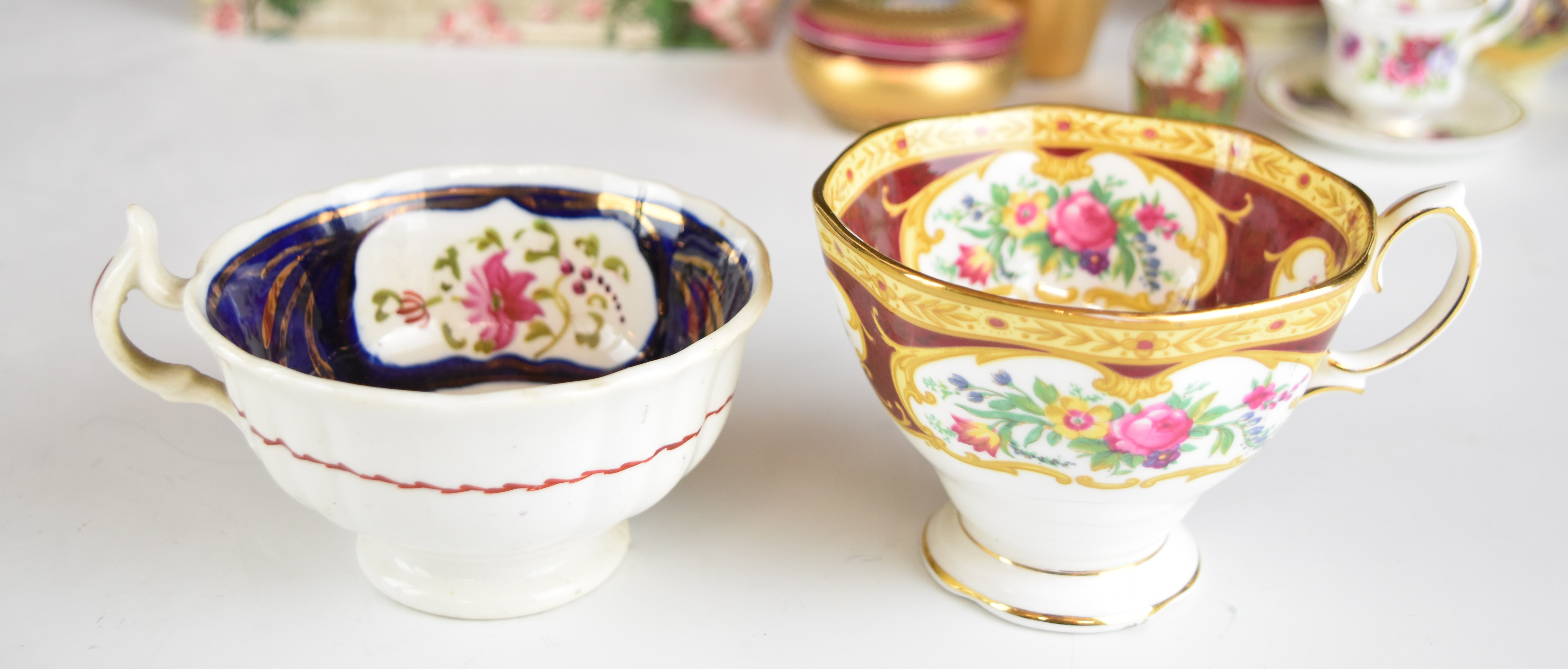 Collection of decorative / collectable teaware including Royal Worcester, Royal Albert miniature cup - Image 20 of 28