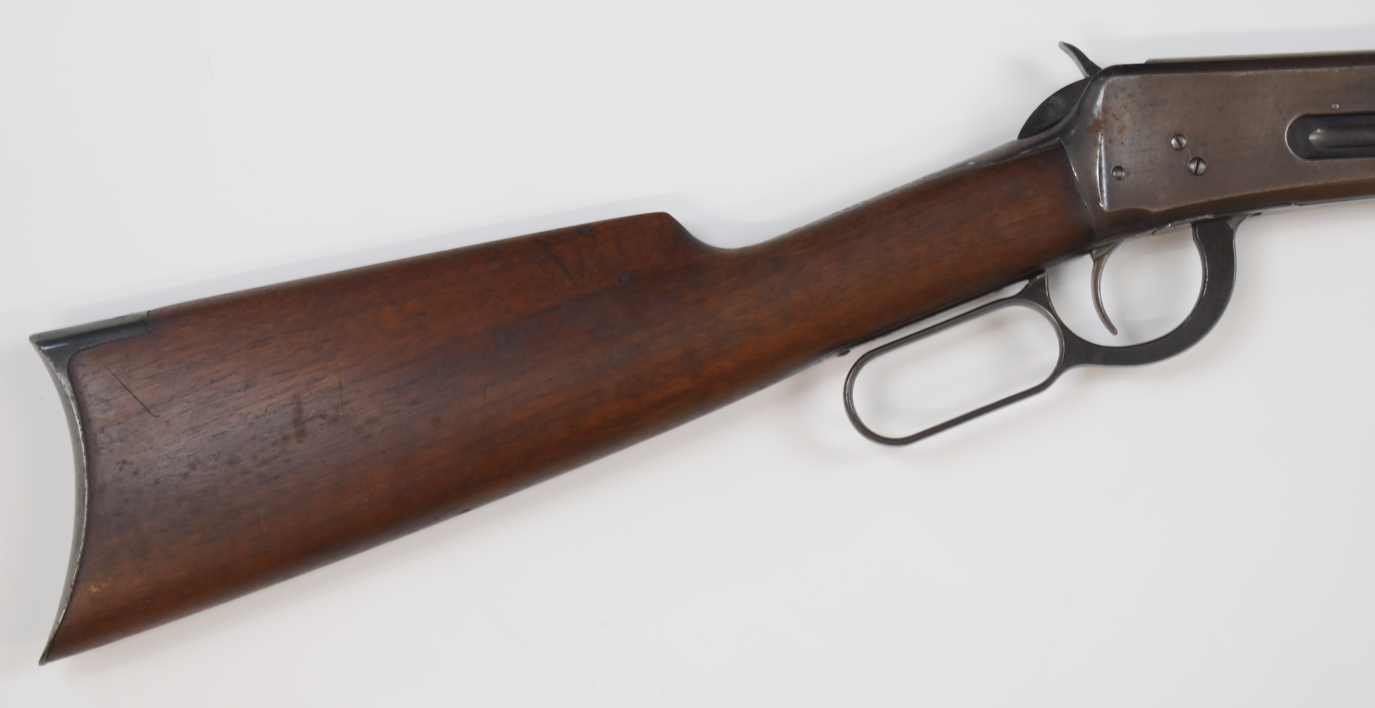 Winchester Model 1894 .32-40 underlever repeating rifle with adjustable Marbles Gladstone USA - Image 3 of 20