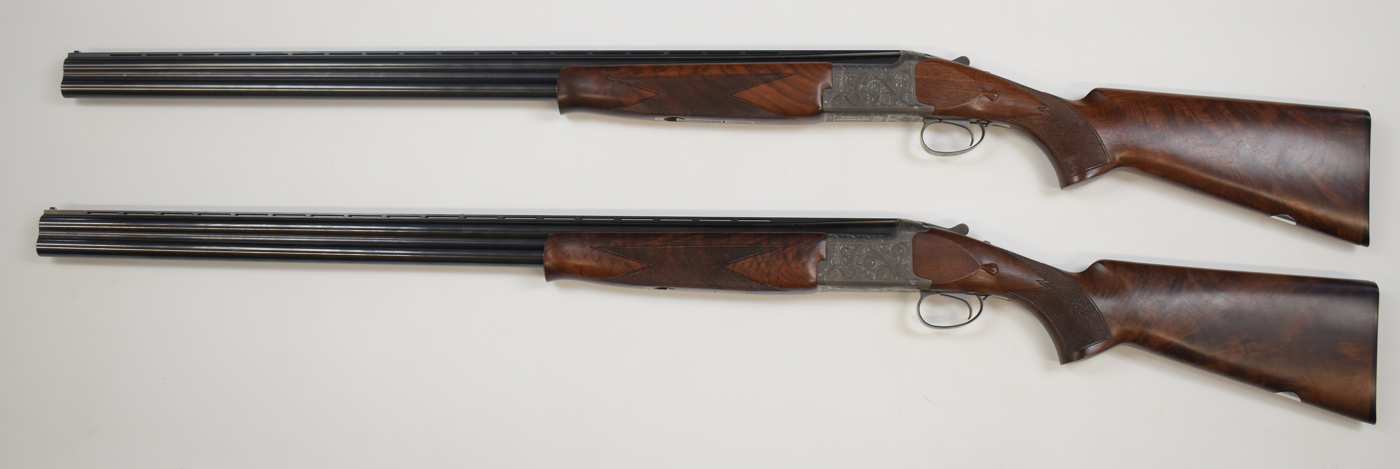 A pair of Miroku MK-60 Sport Universal SPG5 12 bore over and under ejector shotguns, each with - Image 10 of 16