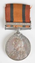 British Army Queen's South Africa Medal with clasp for Cape Colony named to 6232 Pte W Monk,