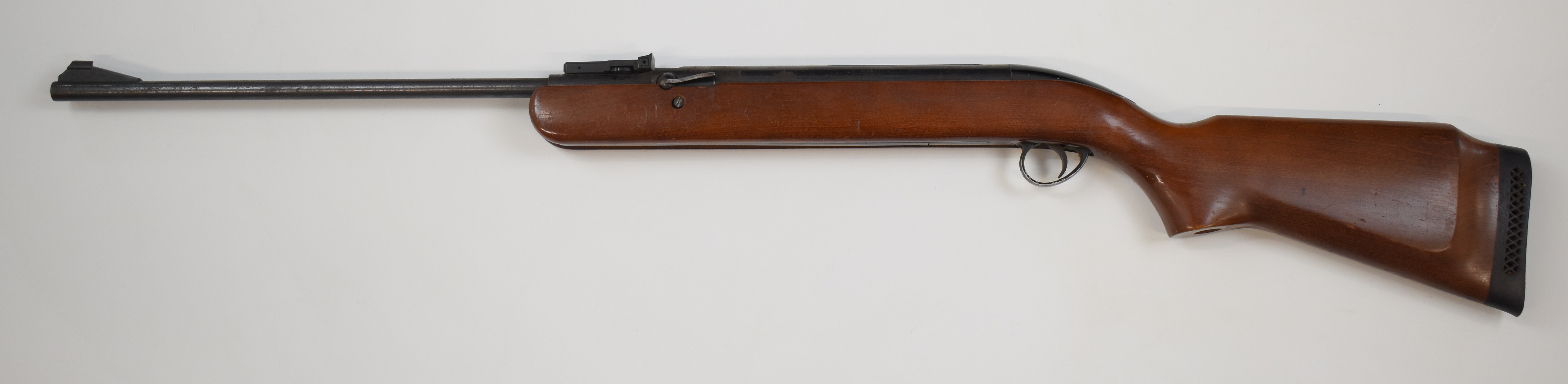 BSA Airsporter Mk1 .22 under-lever air rifle with semi pistol grip and adjustable sights, serial - Image 6 of 9
