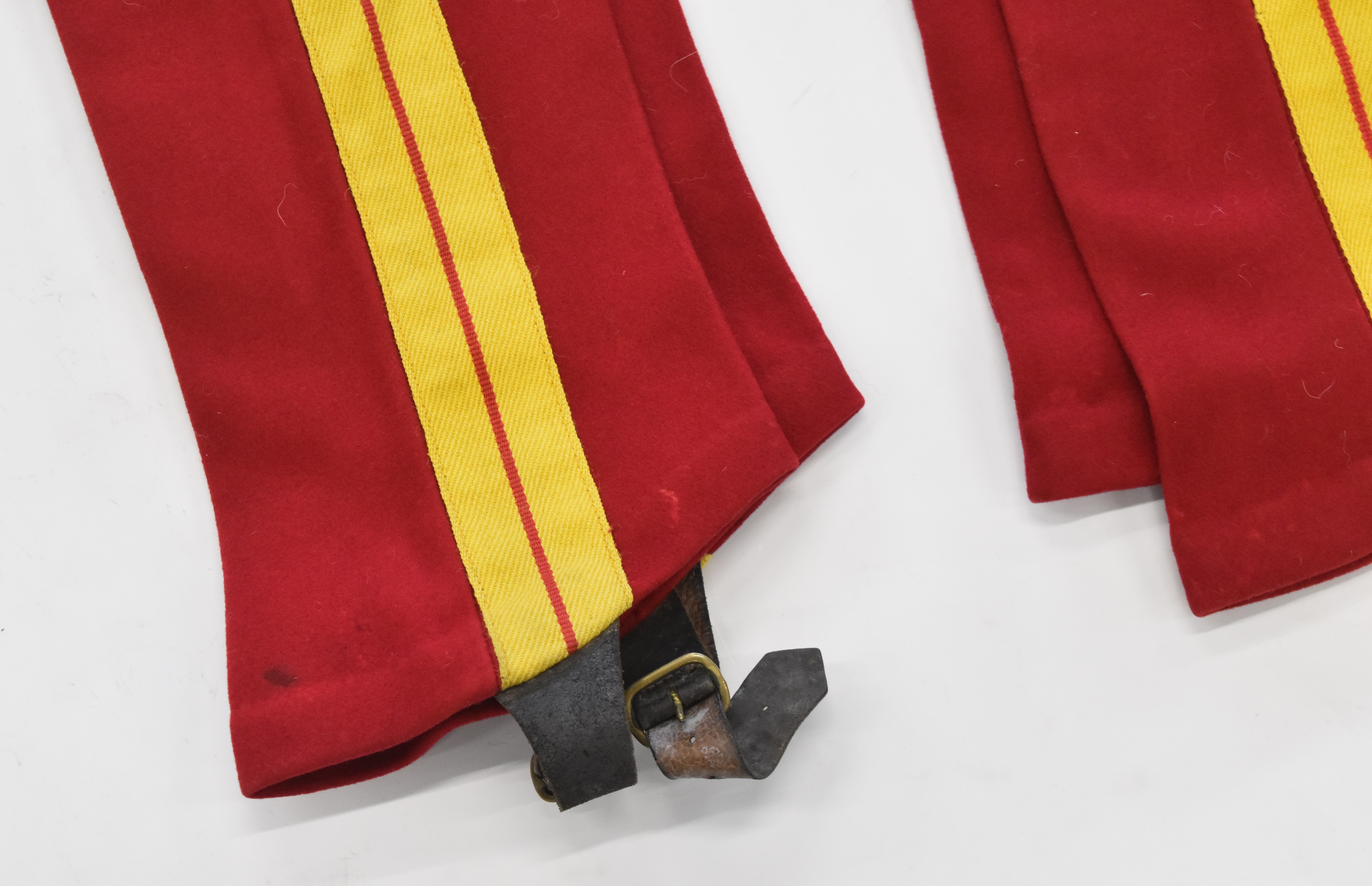 British Army 11th Hussars (Prince Albert's Own) uniform comprising two pairs of breeches, both - Image 11 of 14