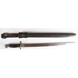 British WW1 1907 pattern Wilkinson bayonet with some good stamps to ricasso including 18 and