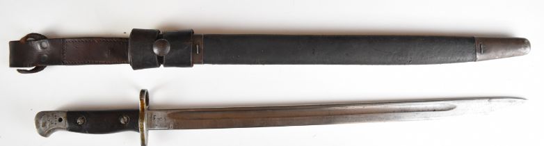 British WW1 1907 pattern Wilkinson bayonet with some good stamps to ricasso including 18 and