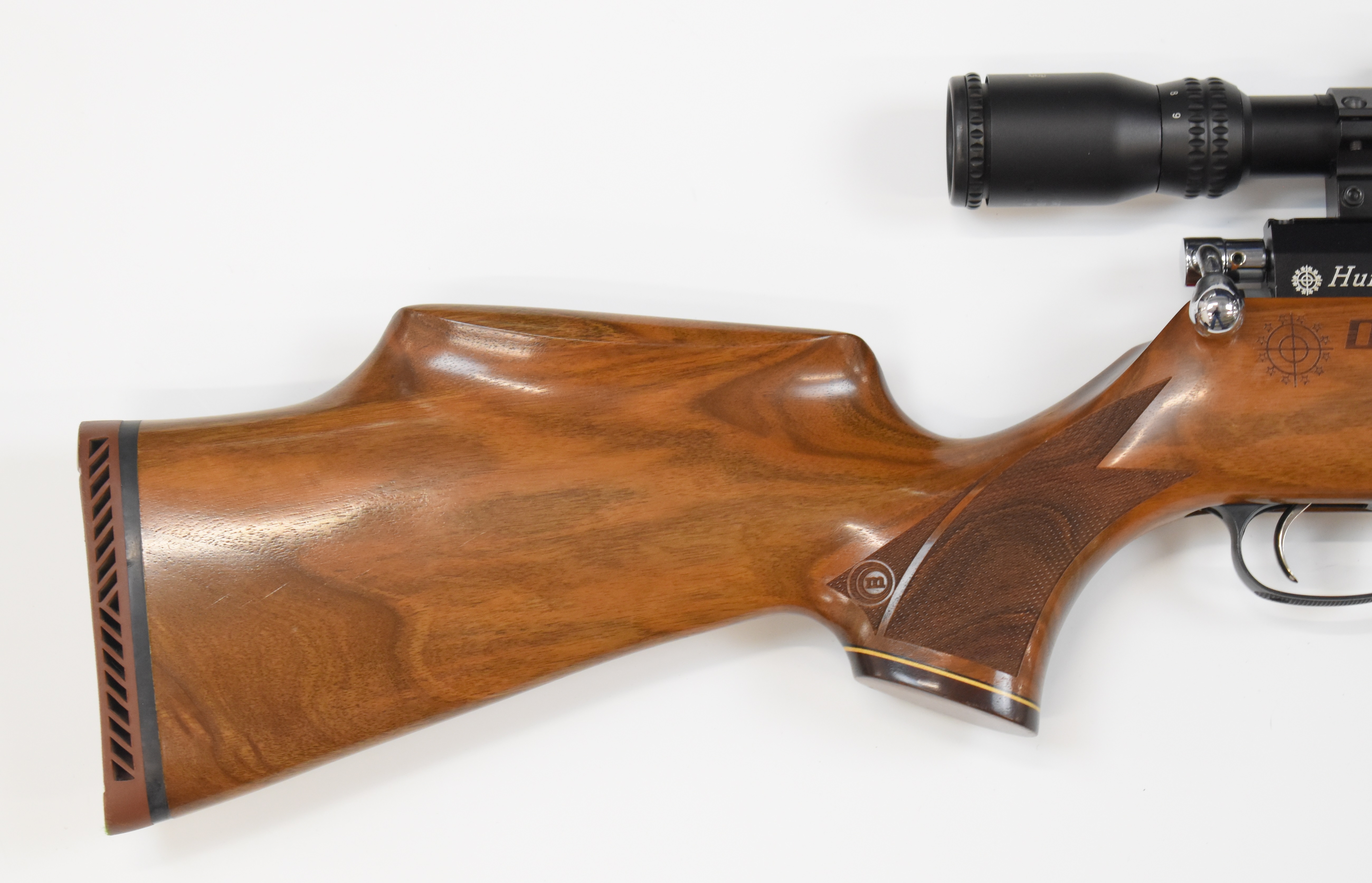Daystate Huntsman Classic .177 PCP air rifle with monogrammed and chequered semi-pistol grip, - Image 3 of 9