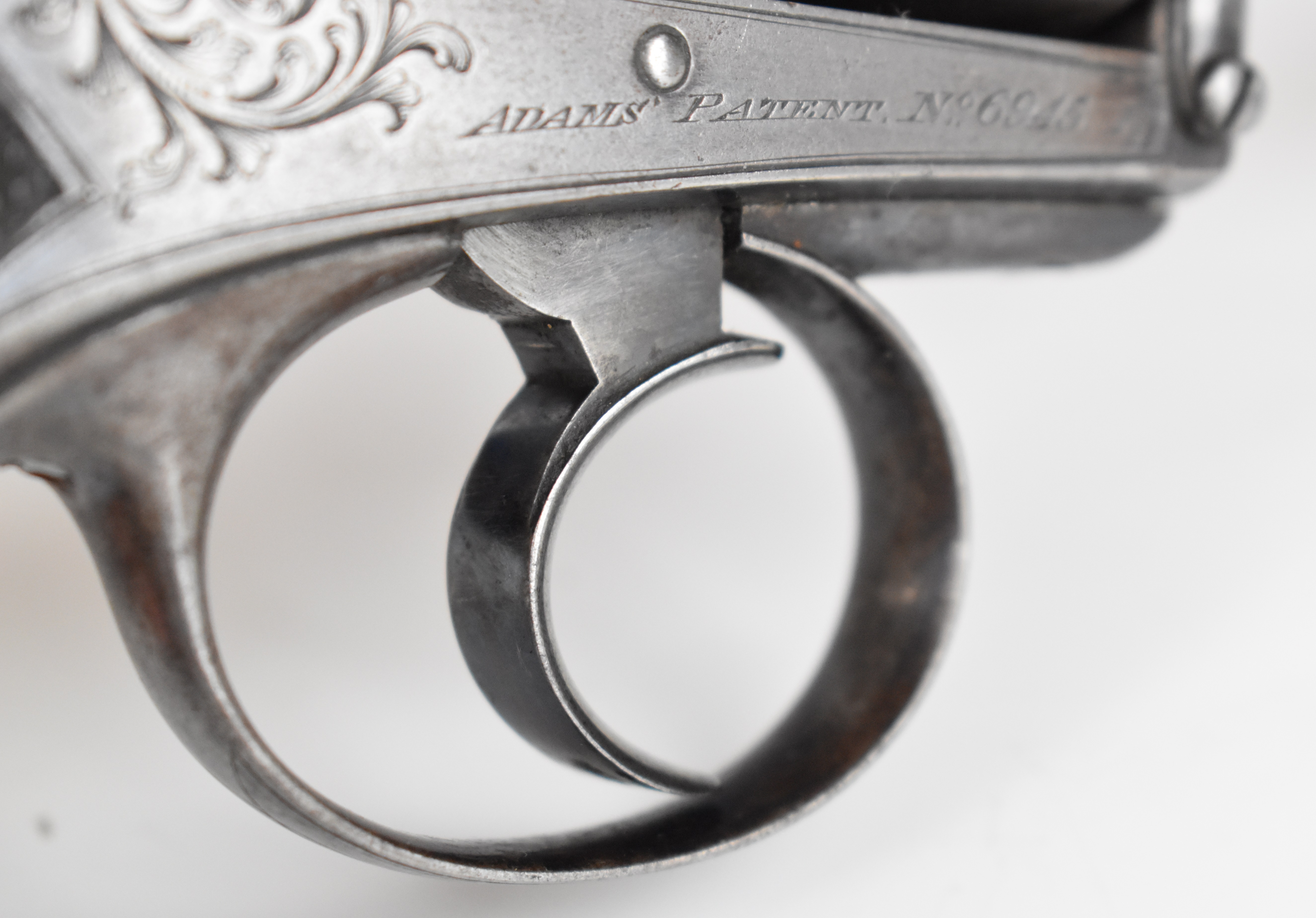 Deane Adams and Deane 54 bore five-shot semi-hammerless revolver with engraved trigger guard and - Bild 10 aus 19