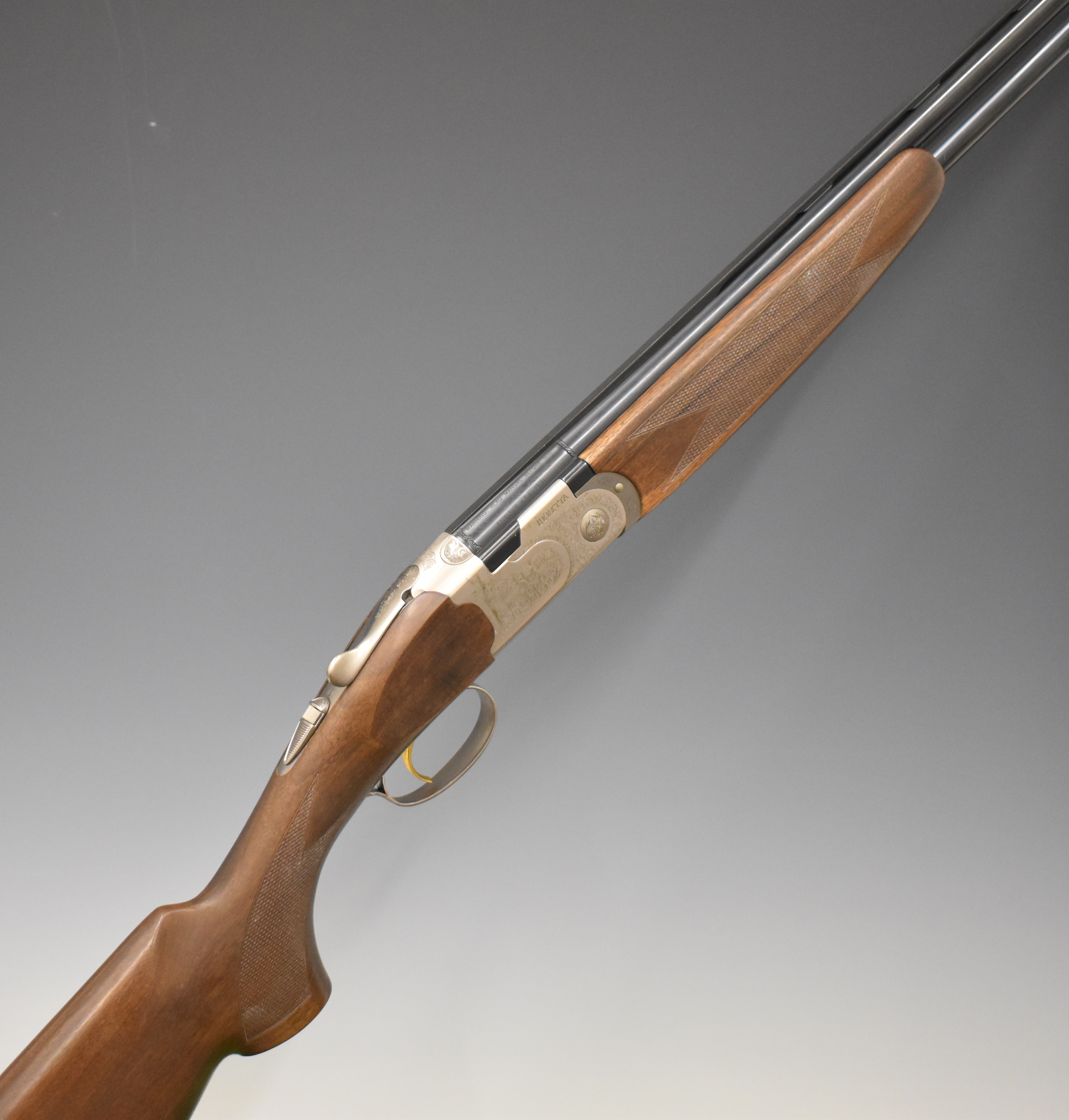 Beretta 686 Silver Pigeon I 28 bore over and under ejector shotgun with named and engraved lock - Image 15 of 28