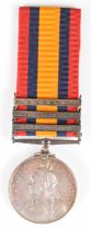 Queen's South Africa Medal with clasps for Cape Colony, Orange Free State and Belfast named to
