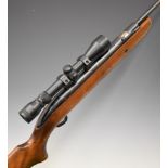 BSA Airsporter RB2 .22 under-lever air rifle with semi-pistol grip, raised cheek piece, sound