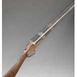 Charles Lancaster of London 12 bore sidelock side by side ejector shotgun with named locks, all over