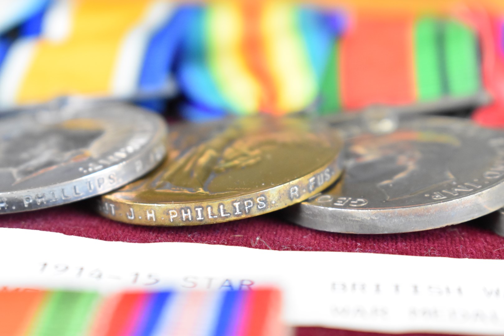 Father and son medals and associated ephemera for John Horace Philips (WW1 DCM group of six) and - Image 23 of 24