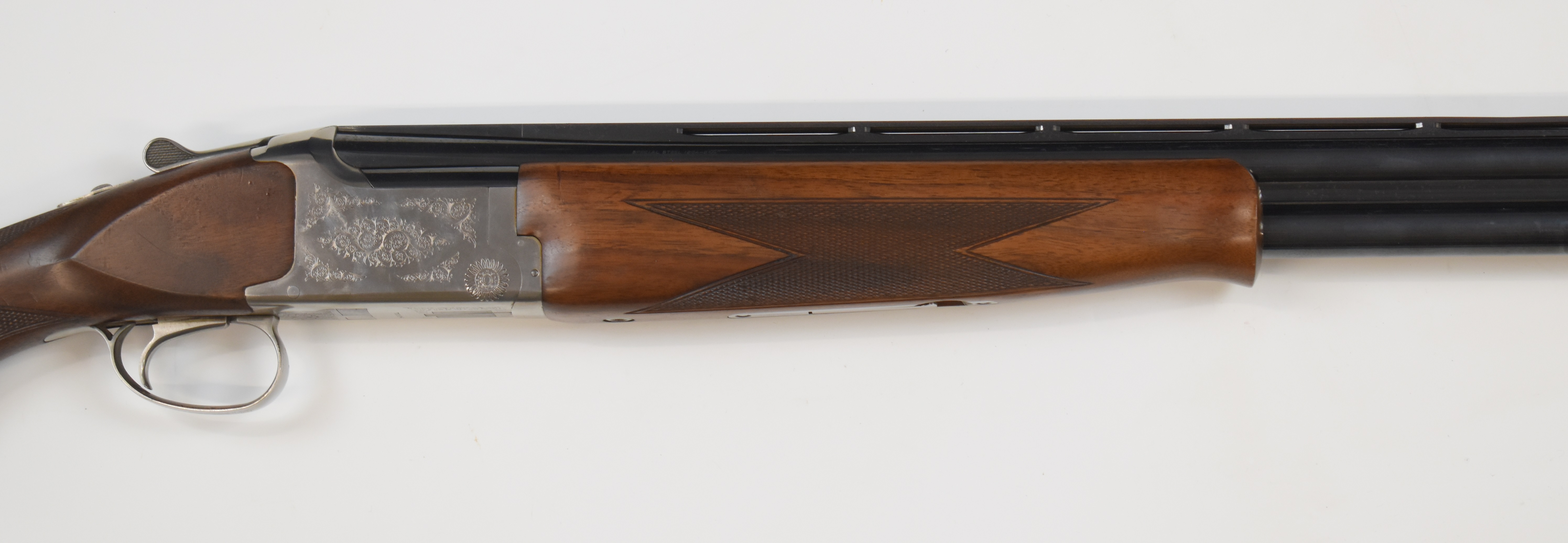 Miroku 7000 SP-I 12 bore over and under ejector shotgun with engraved locks, trigger guard, thumb - Image 4 of 10