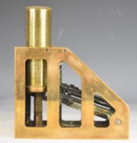British WW2 brass clinometer, PTI Co Ltd, number 2459, 1943