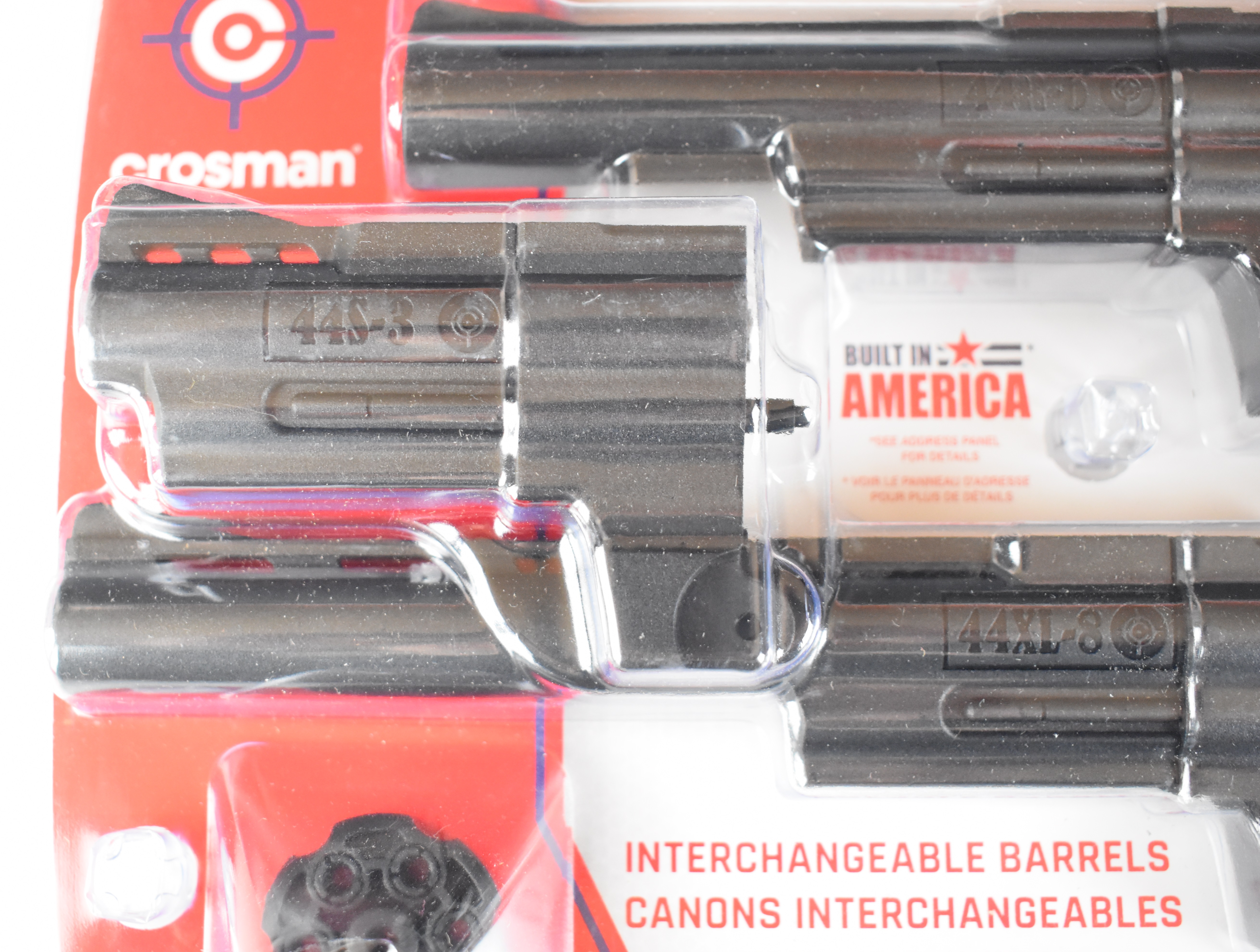 Crosman Triple Threat .177 CO2 air pistol / revolver with named and textured grips, two 6-shot - Image 3 of 4