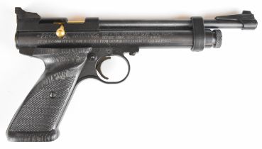 Crosman Air Power 2240 .22 bolt-action CO2 air pistol, serial number 416B05191.