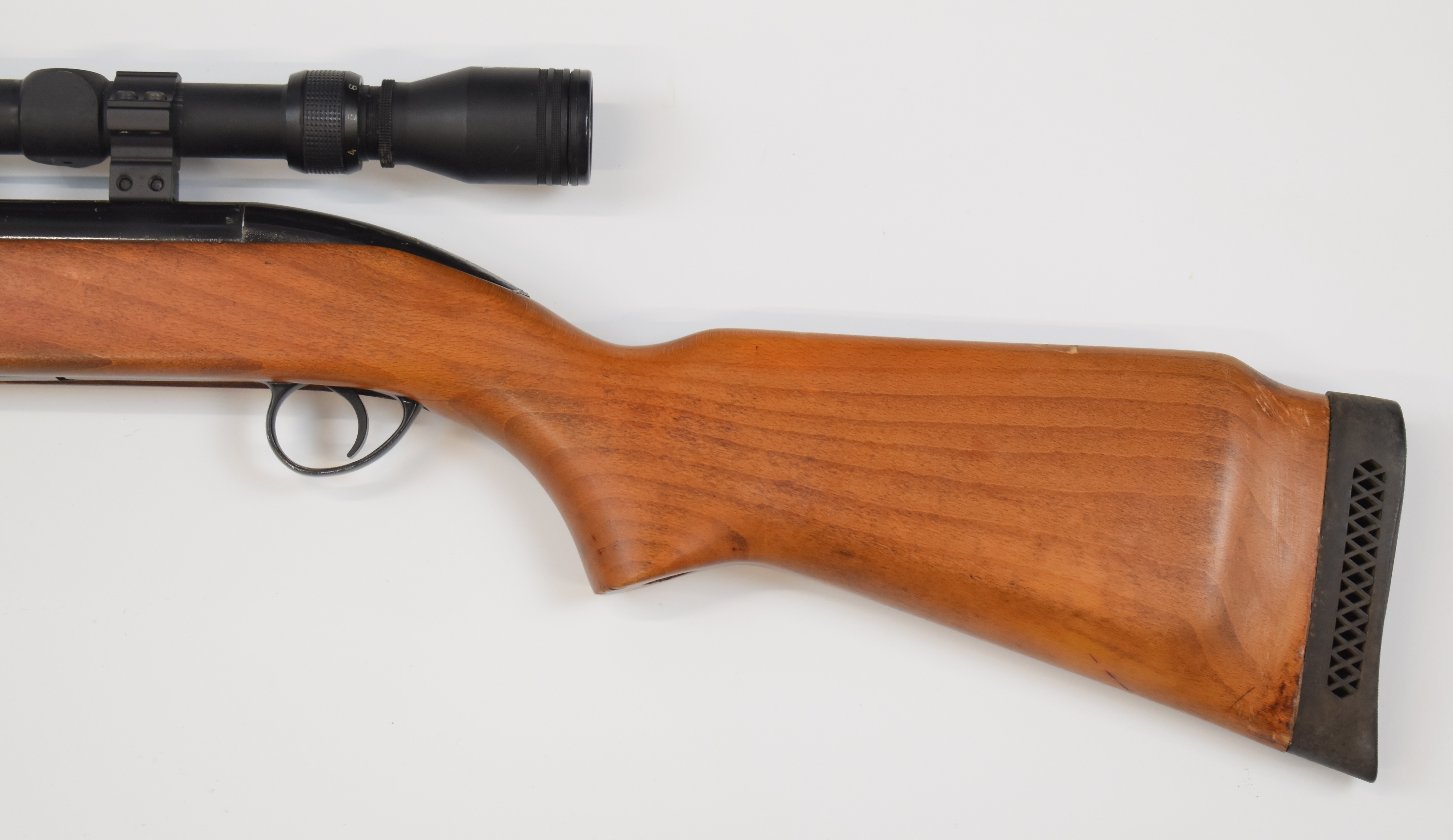 BSA Airsporter .22 under-lever air rifle with semi-pistol grip and Webley 3-9x40 scope, serial - Image 7 of 9