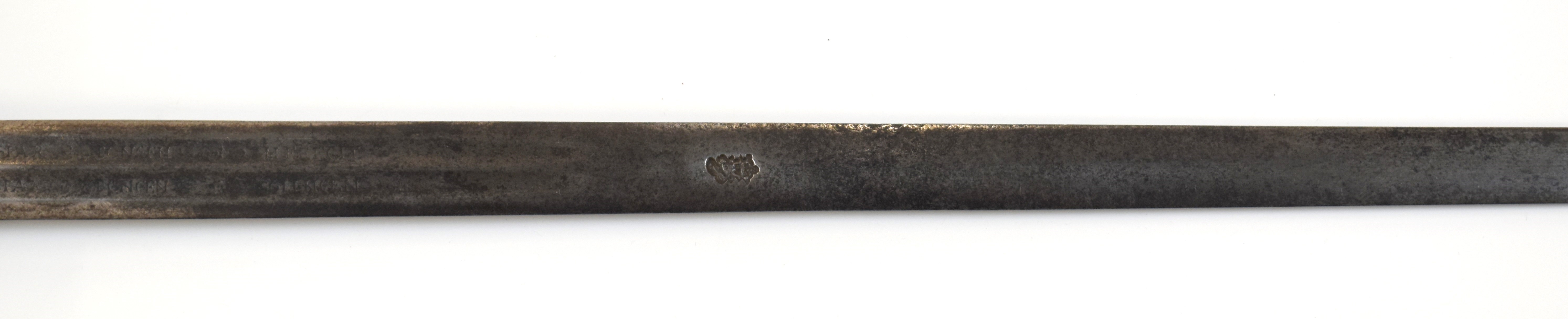 German late 16th / early 17thC sword with later hilt, blade inscribed 'Jaspar Bongen me fecit - Image 16 of 17