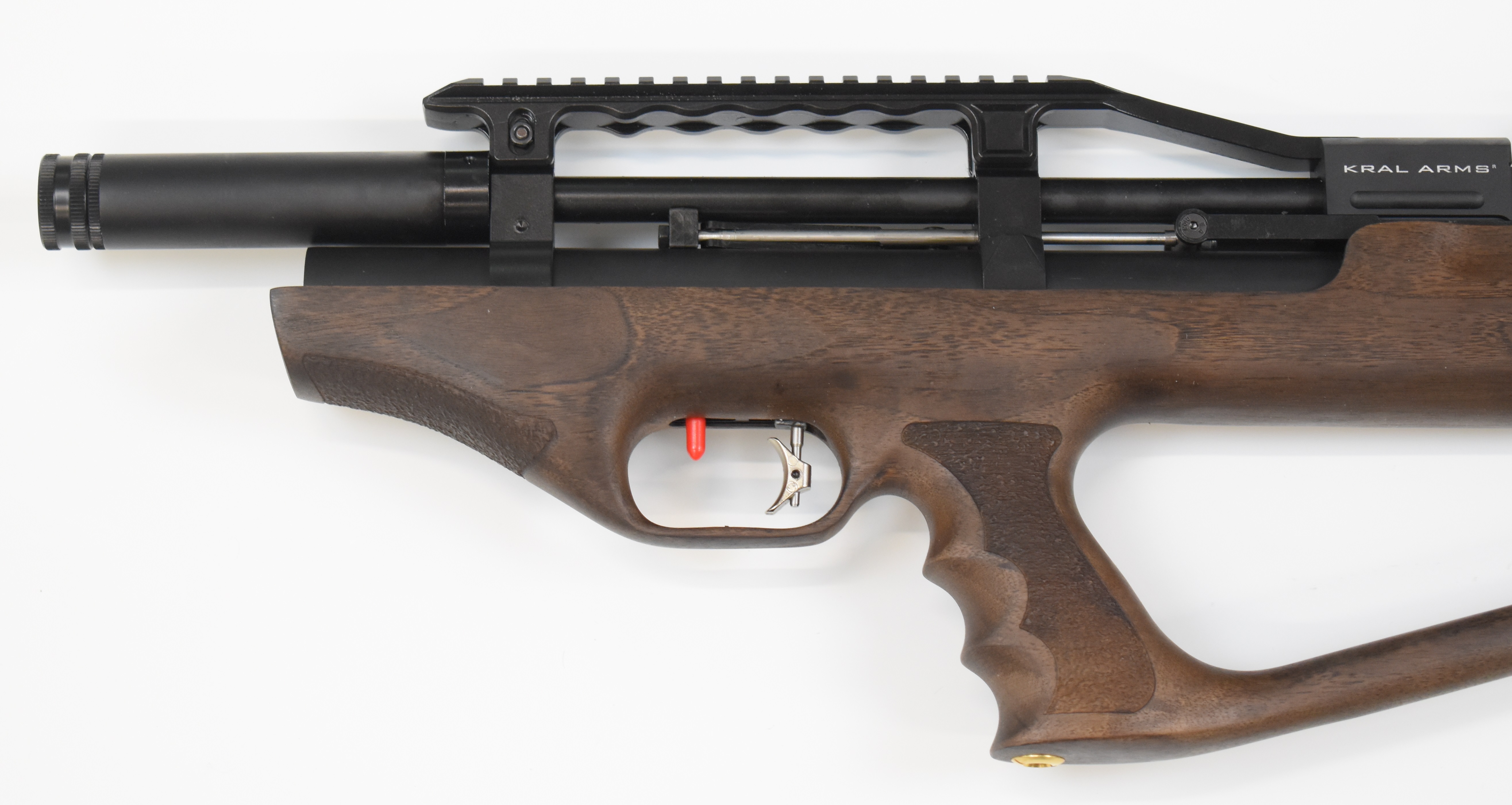 Kral Puncher Empire XS .177 PCP carbine air rifle with textured pistol grip, two 14-shot magazines - Image 8 of 9