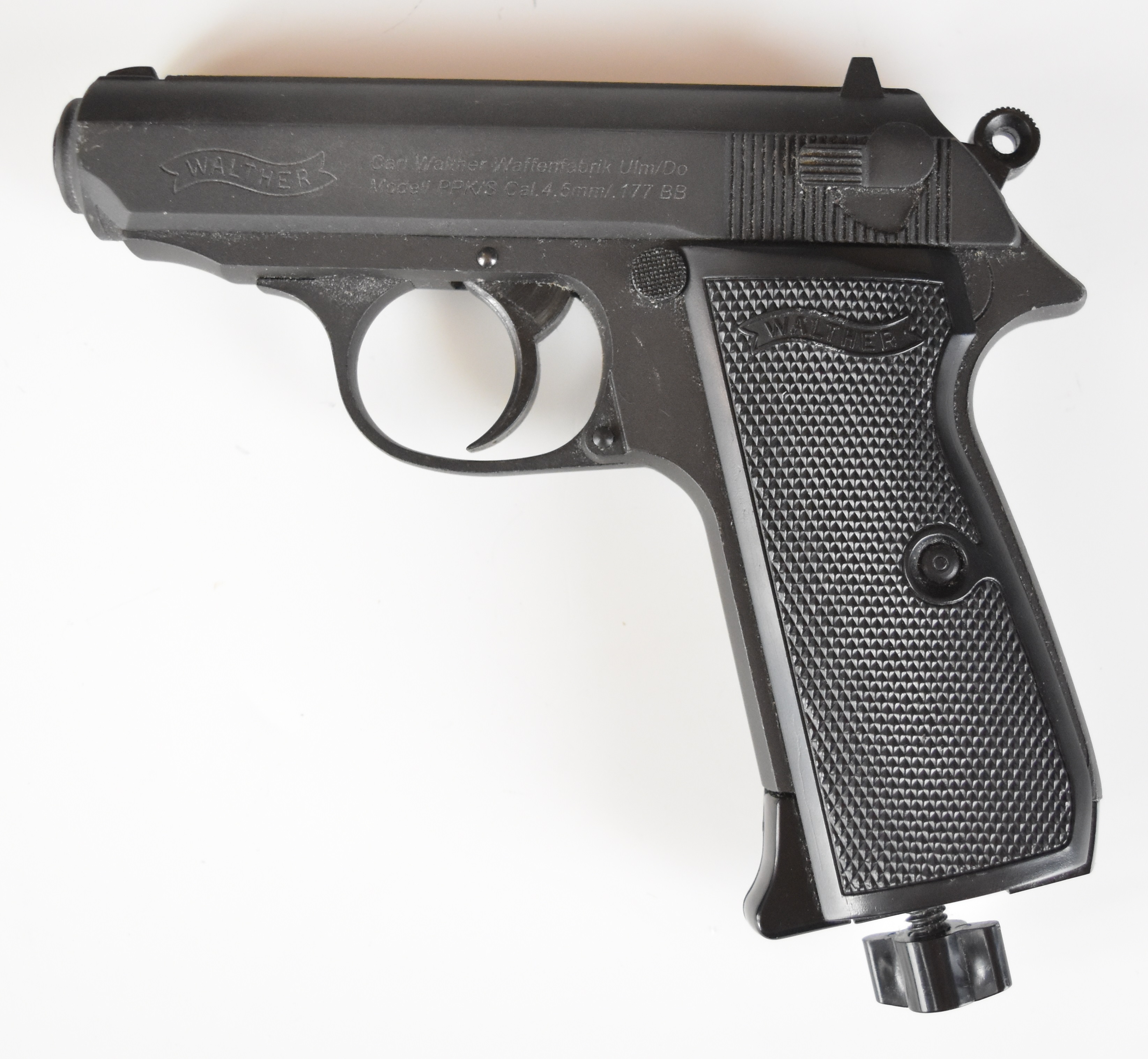 Umarex Walther PPK/S .177 CO2  air pistol with textured composite grips and fixed sights, serial - Image 2 of 13