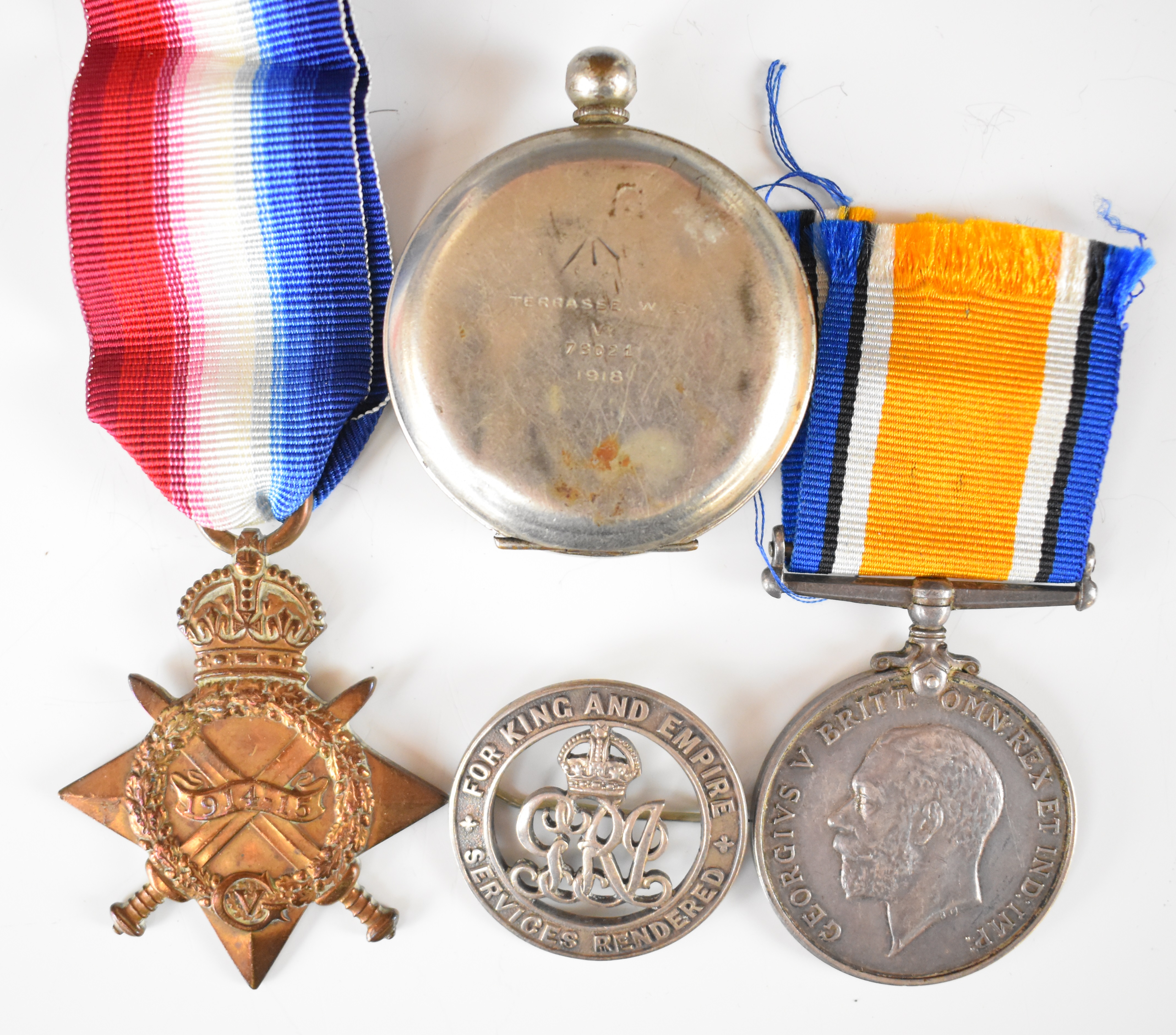 South Africa WW1 1914/1915 Star named to Burger N G C Pretorius, Carolina Kommando, WW1 War Medal - Image 2 of 8