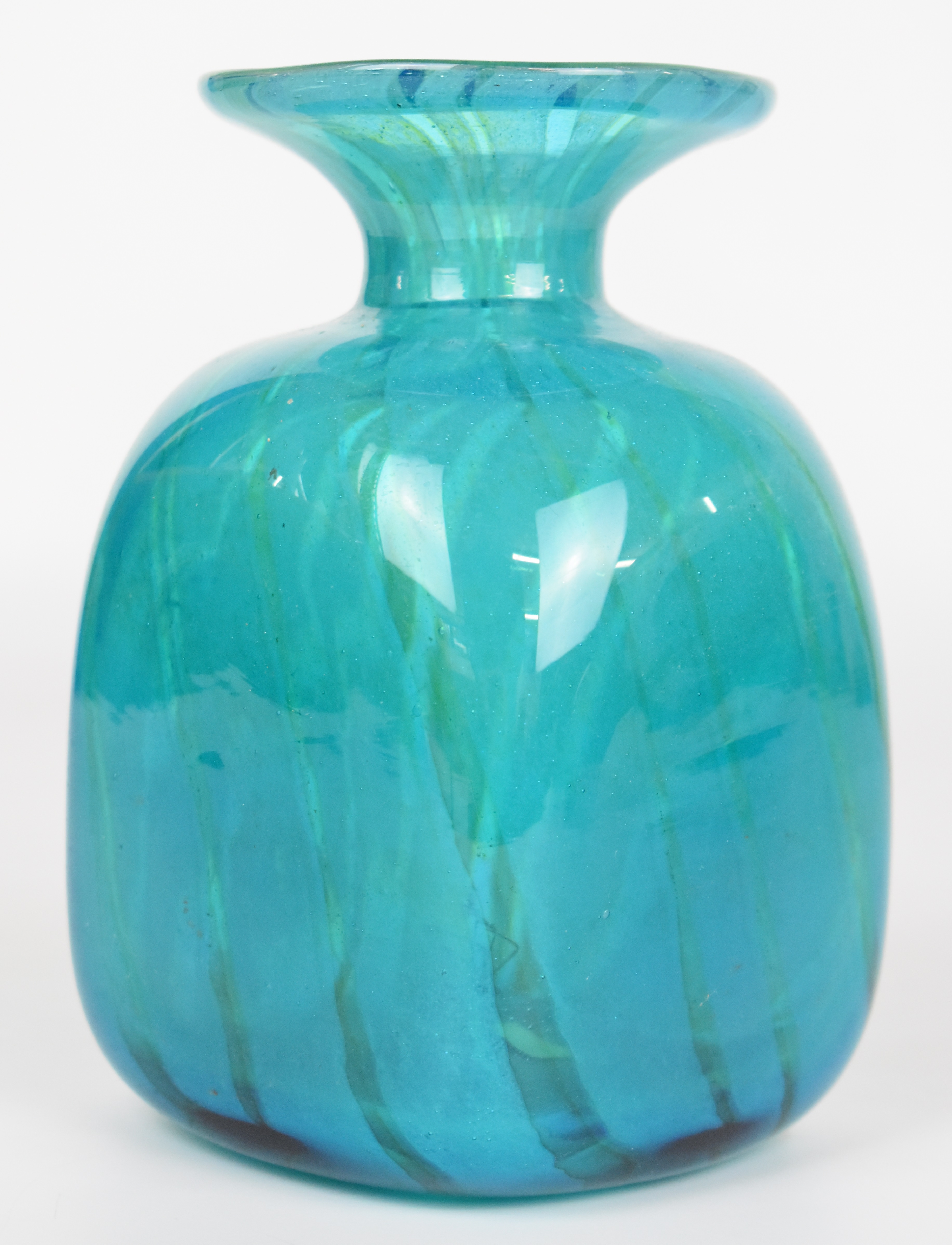 Five pieces of glassware including Mdina, Royal Brierley etc, largest 28cm tall. - Image 5 of 12