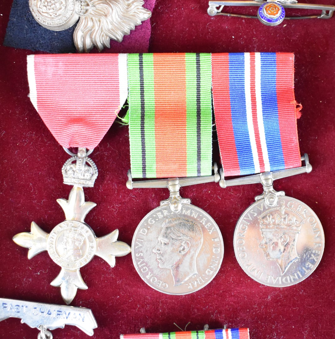 Father and son medals and associated ephemera for John Horace Philips (WW1 DCM group of six) and - Image 21 of 24