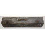 Military Air Ministry wooden storage case marked 'Mounting Type 29 Ref No /13S2' and with maker's