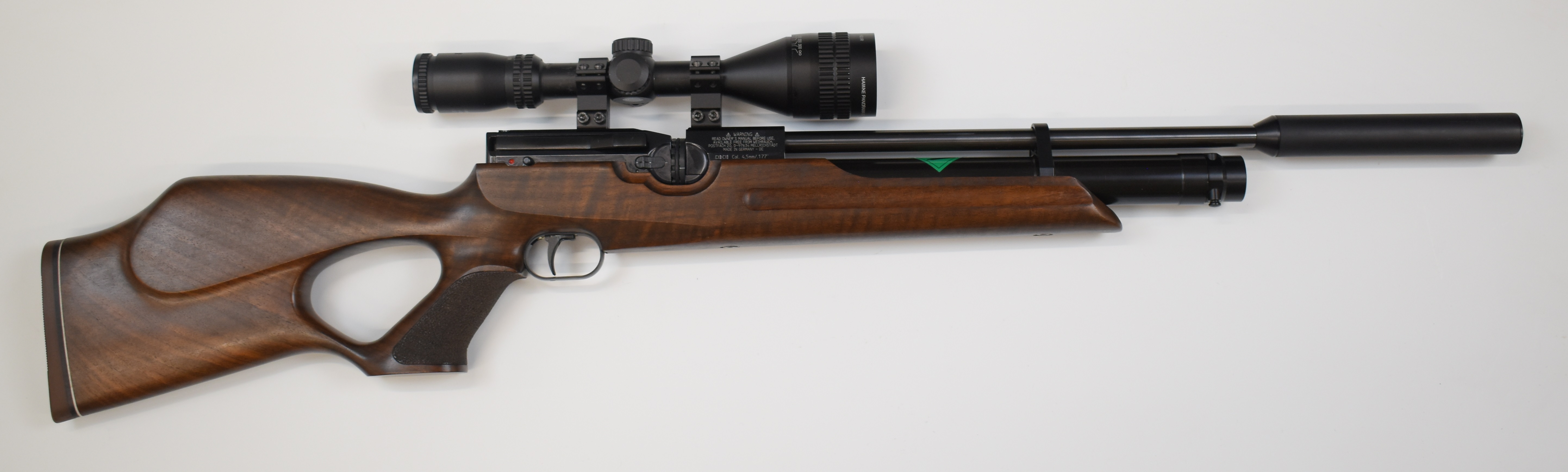 Weihrauch HW100 .177 PCP air rifle with textured semi-pistol grip, raised cheek piece, adjustable - Image 2 of 10