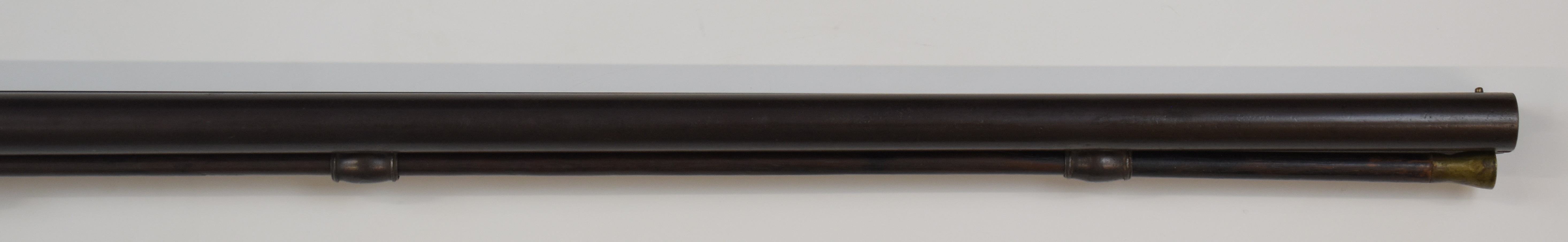 Hambling of Totness 16 bore percussion hammer action double barreled side by side muzzle loading - Image 6 of 13