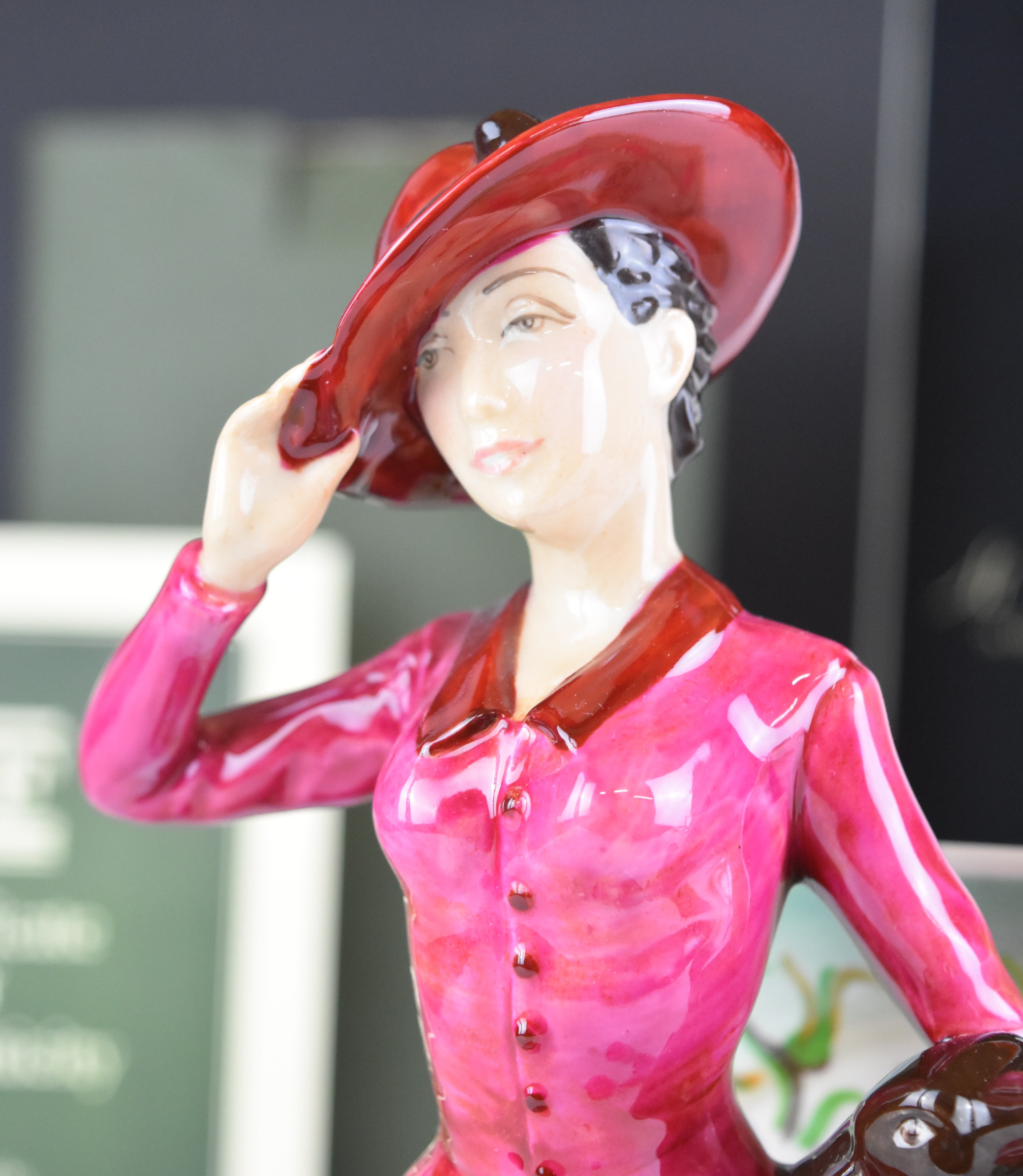 Kevin Francis limited edition figure of Susie Cooper and a Coalport 'In Love' figure, tallest 30cm - Image 3 of 5