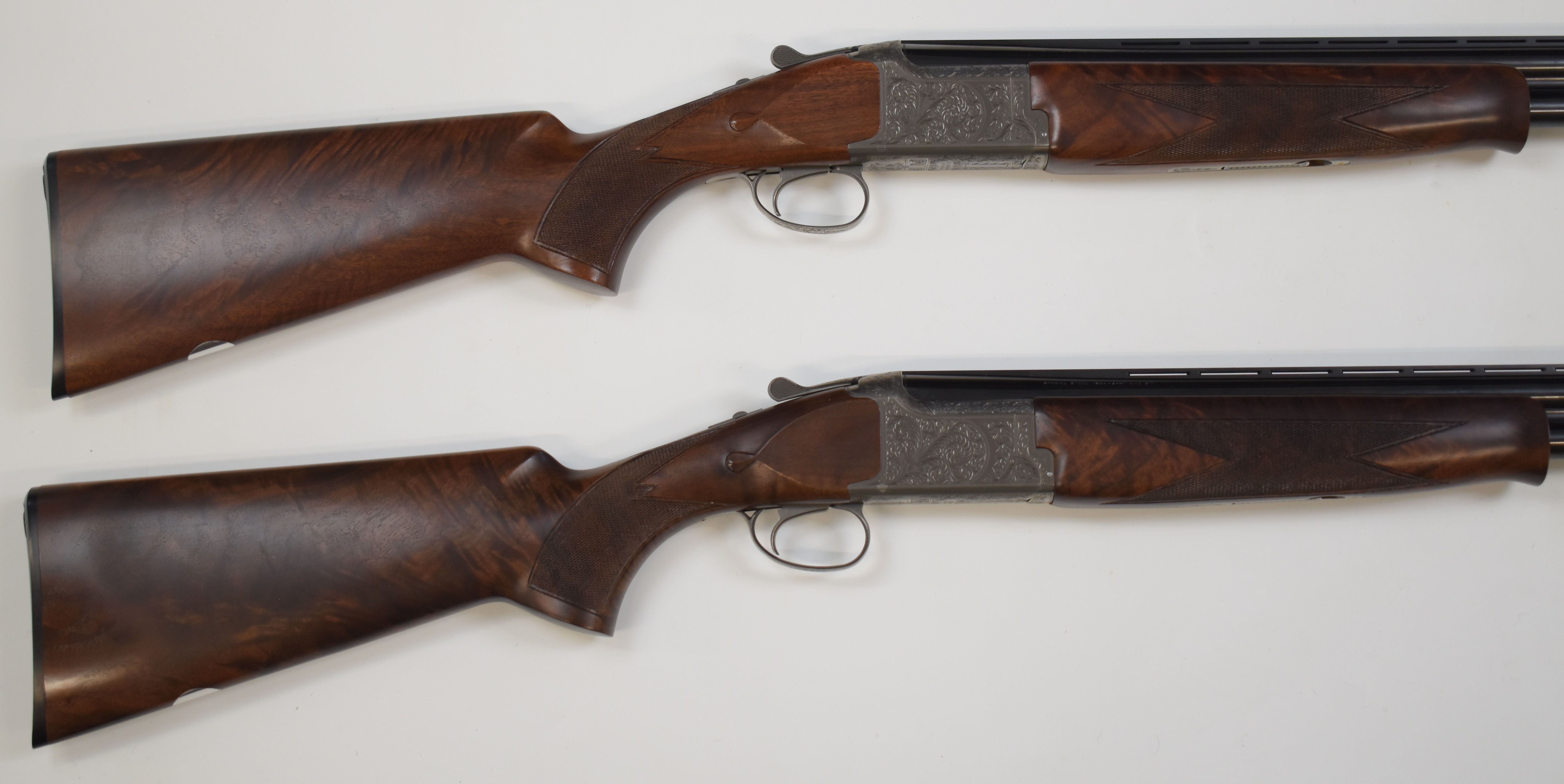 A pair of Miroku MK-60 Sport Universal SPG5 12 bore over and under ejector shotguns, each with - Image 3 of 16