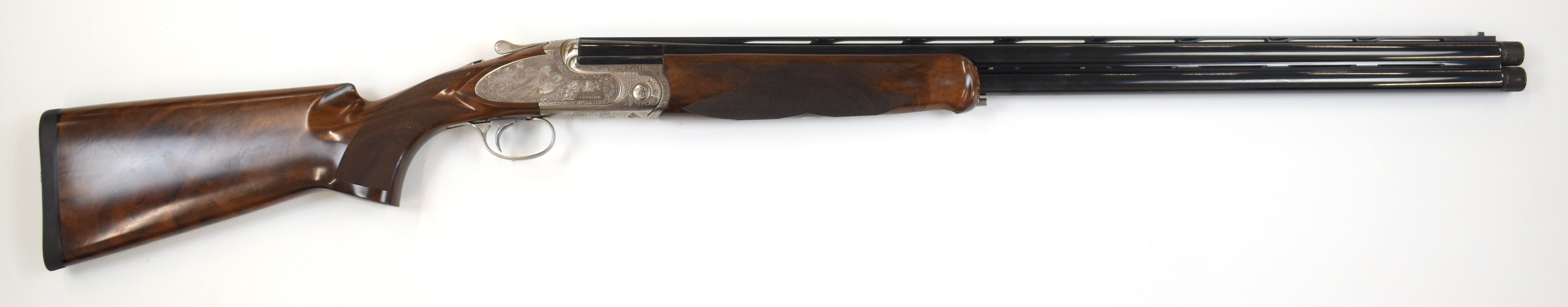 Caesar Guerini Magnus Deluxe Game 12 bore over and under ejector shotgun with engraved scenes of - Image 2 of 9