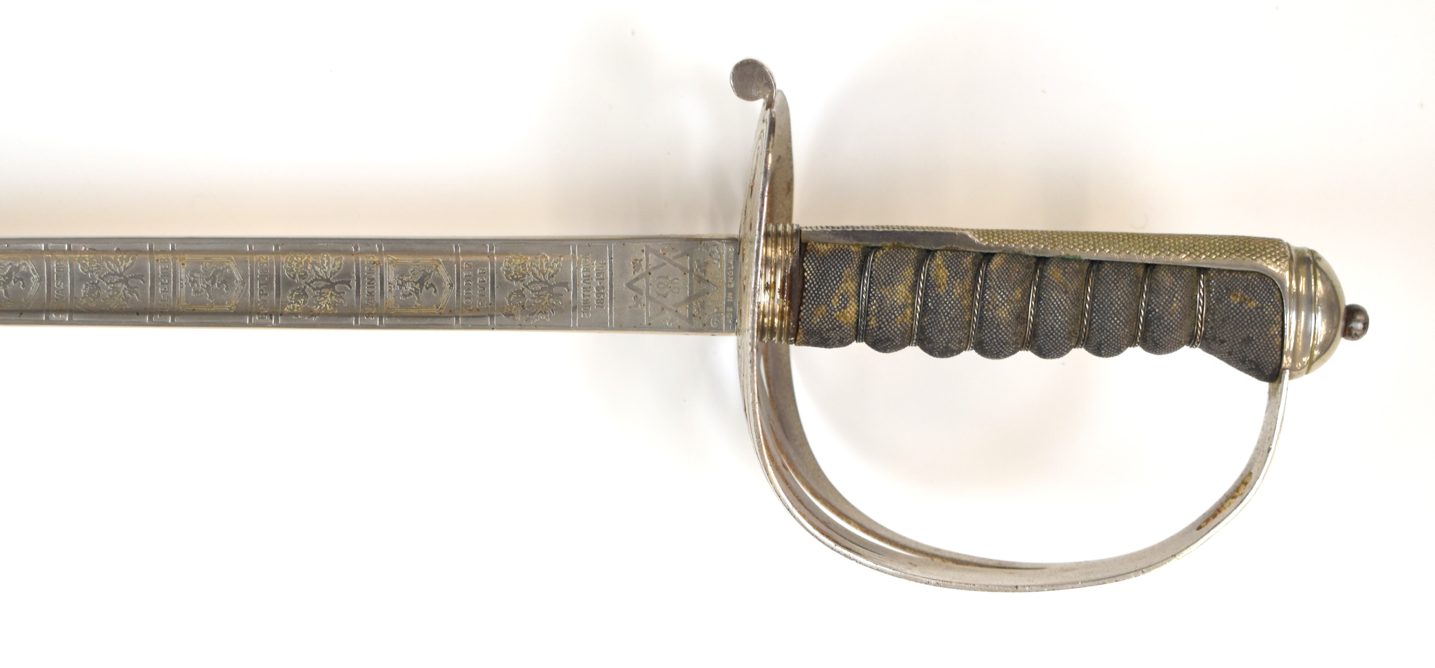 British Army 1854 pattern Scots Guard Foot Guards officer's sword by Wilkinson, number 72148, the - Image 5 of 16