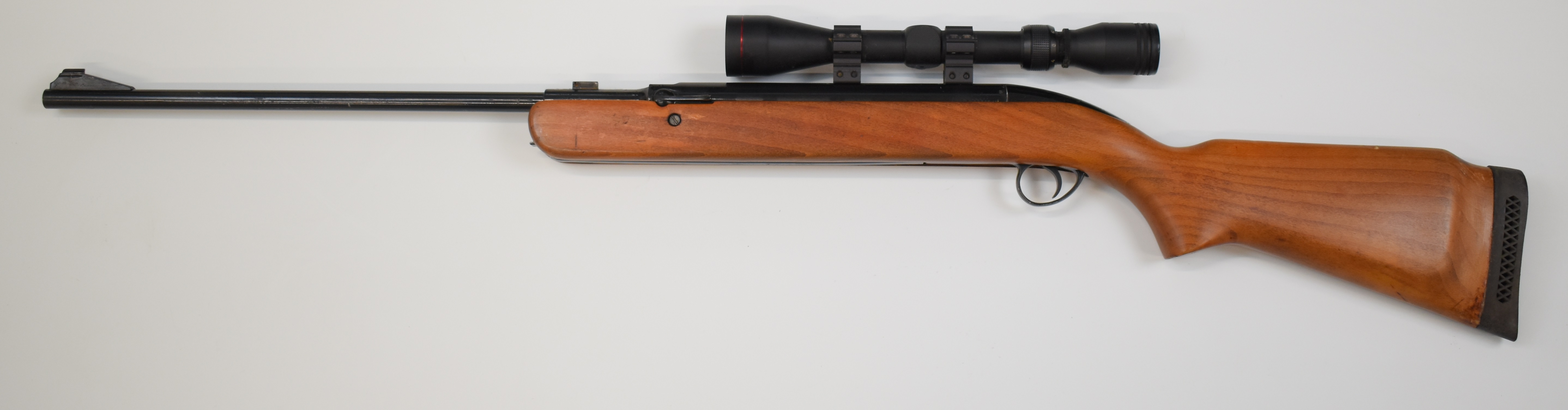 BSA Airsporter .22 under-lever air rifle with semi-pistol grip and Webley 3-9x40 scope, serial - Image 6 of 9