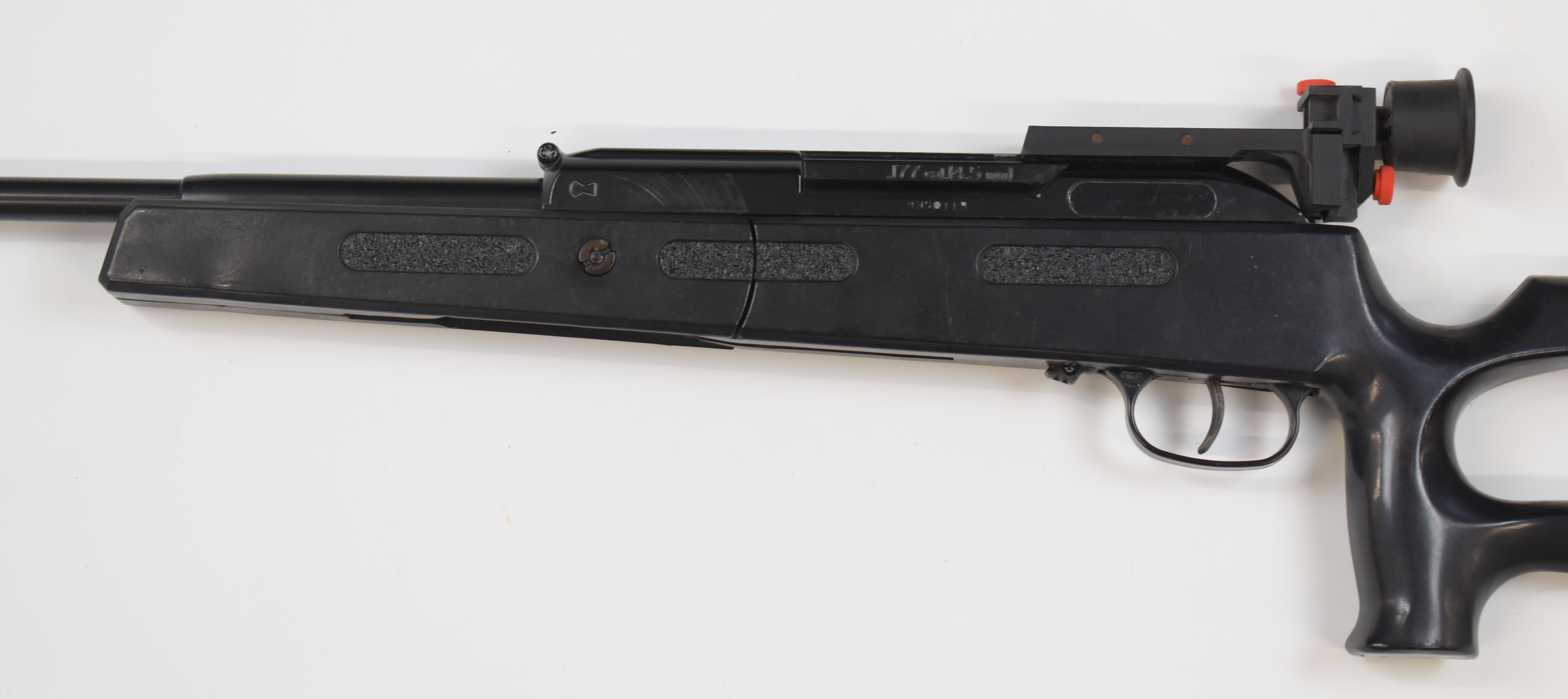 Marksman Model 1790 .177 target air rifle with composite skeleton stock, and adjustable peep-hole - Image 9 of 10
