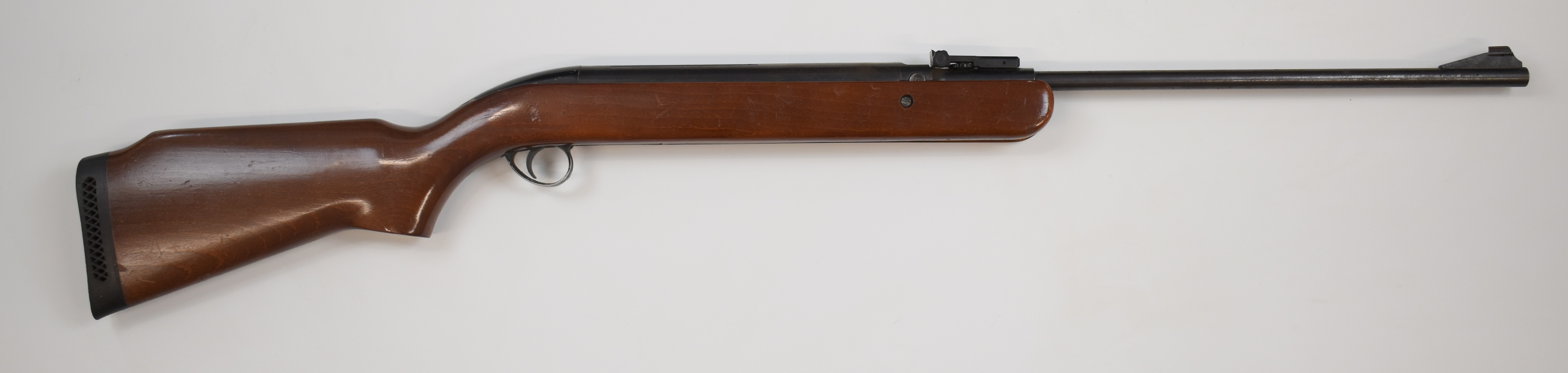 BSA Airsporter Mk1 .22 under-lever air rifle with semi pistol grip and adjustable sights, serial - Image 2 of 9