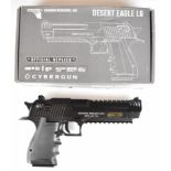 Cybergun Magnum Research Desert Eagle 6mm CO2 airsoft pistol with textured grips, multi-shot