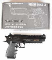 Cybergun Magnum Research Desert Eagle 6mm CO2 airsoft pistol with textured grips, multi-shot