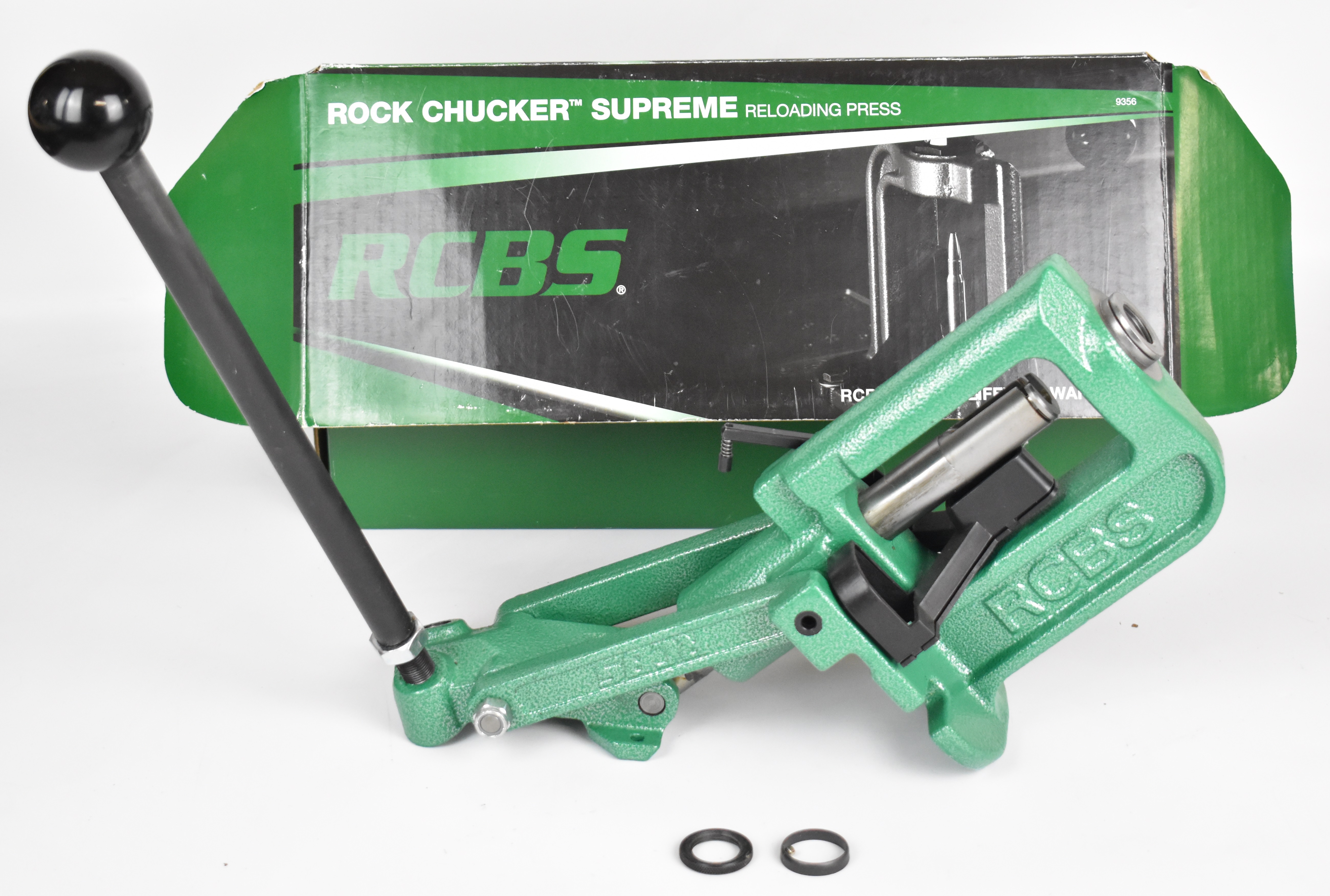 RCBS Rock Chucker Supreme shotgun or rifle cartridge re-loading press, 9356, in original box. - Image 2 of 2
