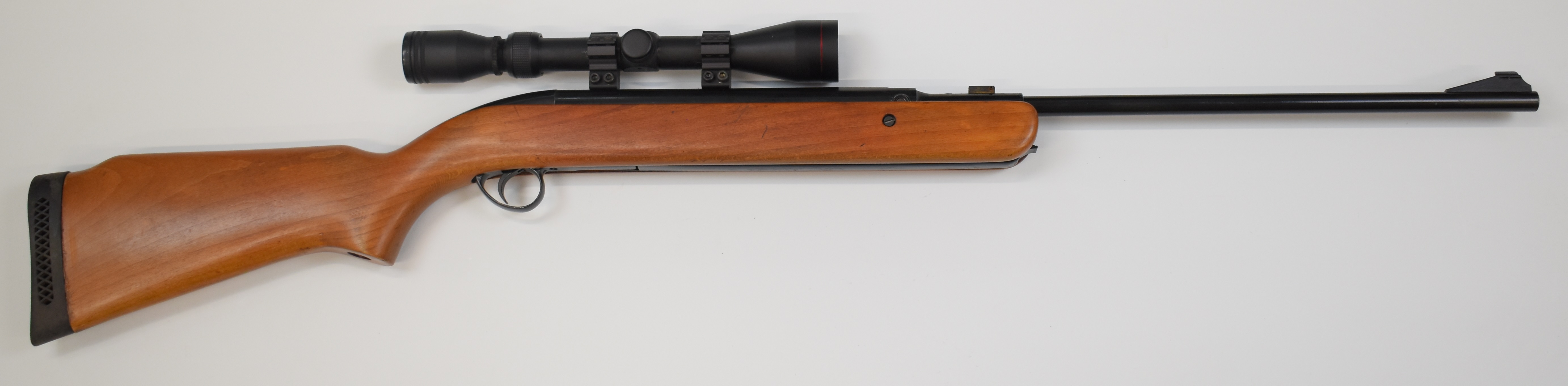 BSA Airsporter .22 under-lever air rifle with semi-pistol grip and Webley 3-9x40 scope, serial - Image 2 of 9