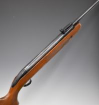 BSA Mercury Mk II .22 air rifle with semi-pistol grip, raised cheek piece, adjustable sights and