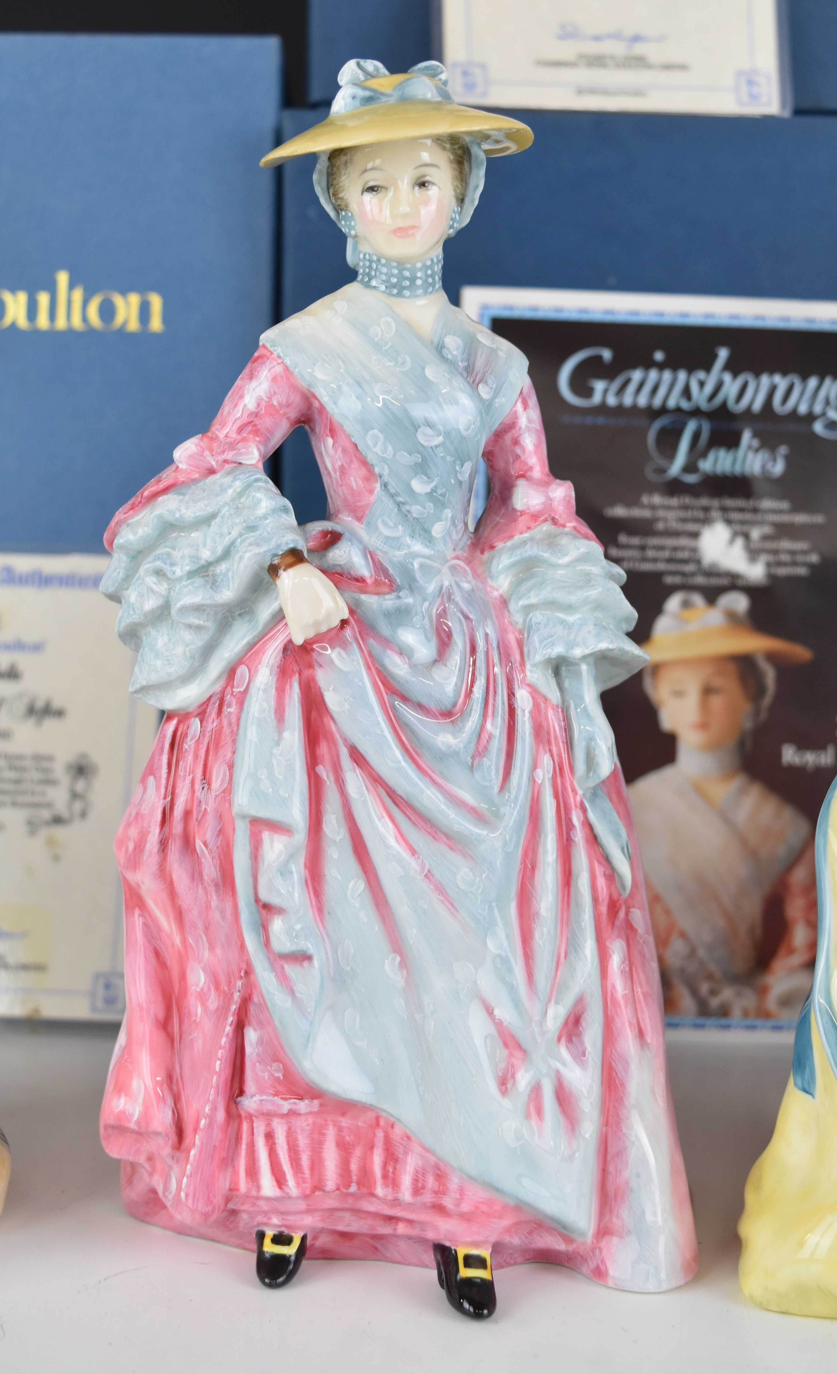 Four Royal Doulton limited edition figures from the Gainsborough Ladies series comprising Sophia - Image 4 of 14
