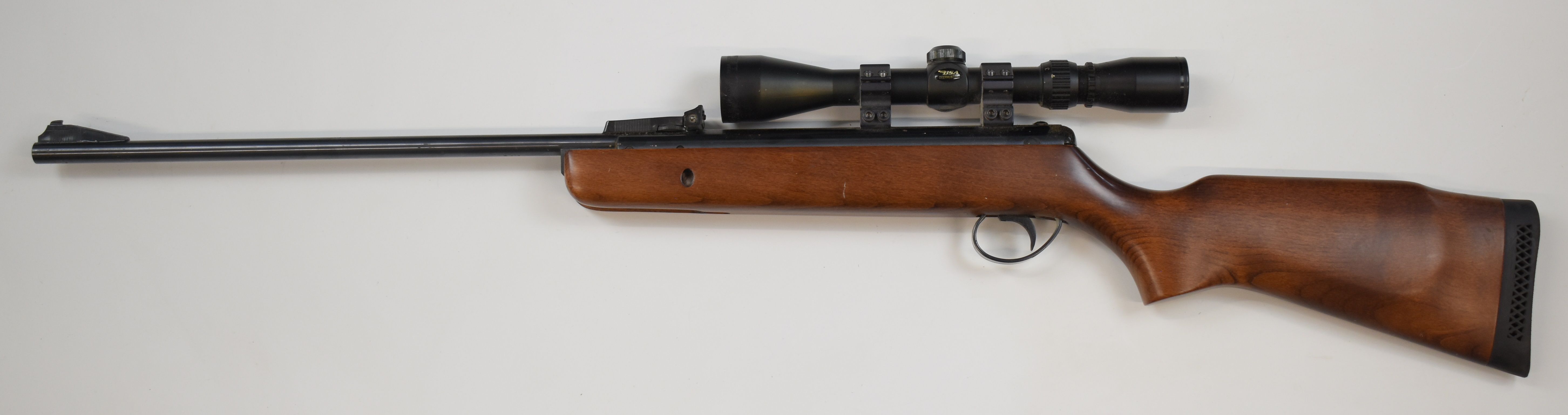 BSA Supersport .22 air rifle with semi-pistol grip, raised cheek piece, adjustable trigger and BSA - Image 6 of 9