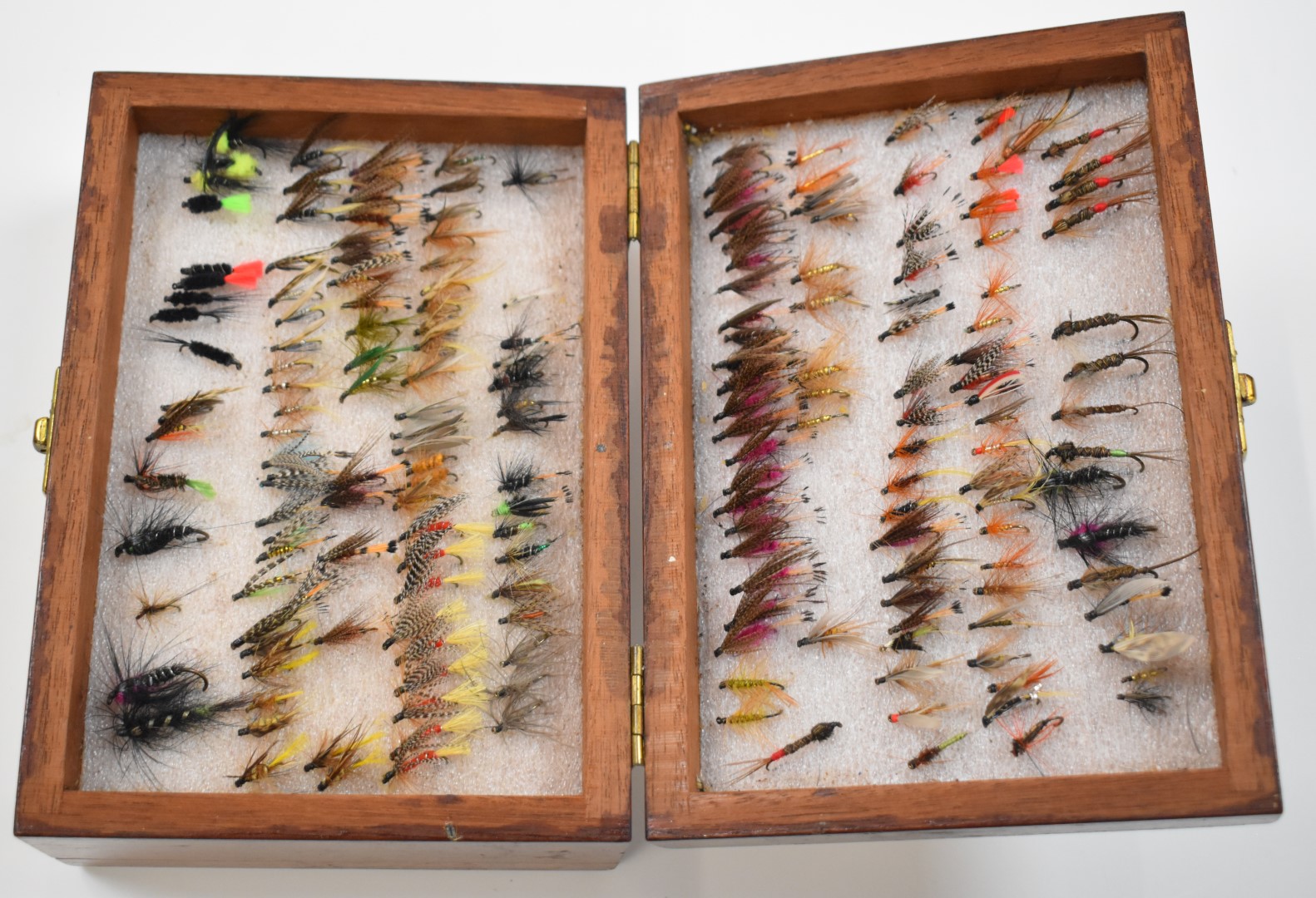 Five fly fishing cases / boxes including a Wheatley, most trout / sea trout including wet, dry, - Image 3 of 7